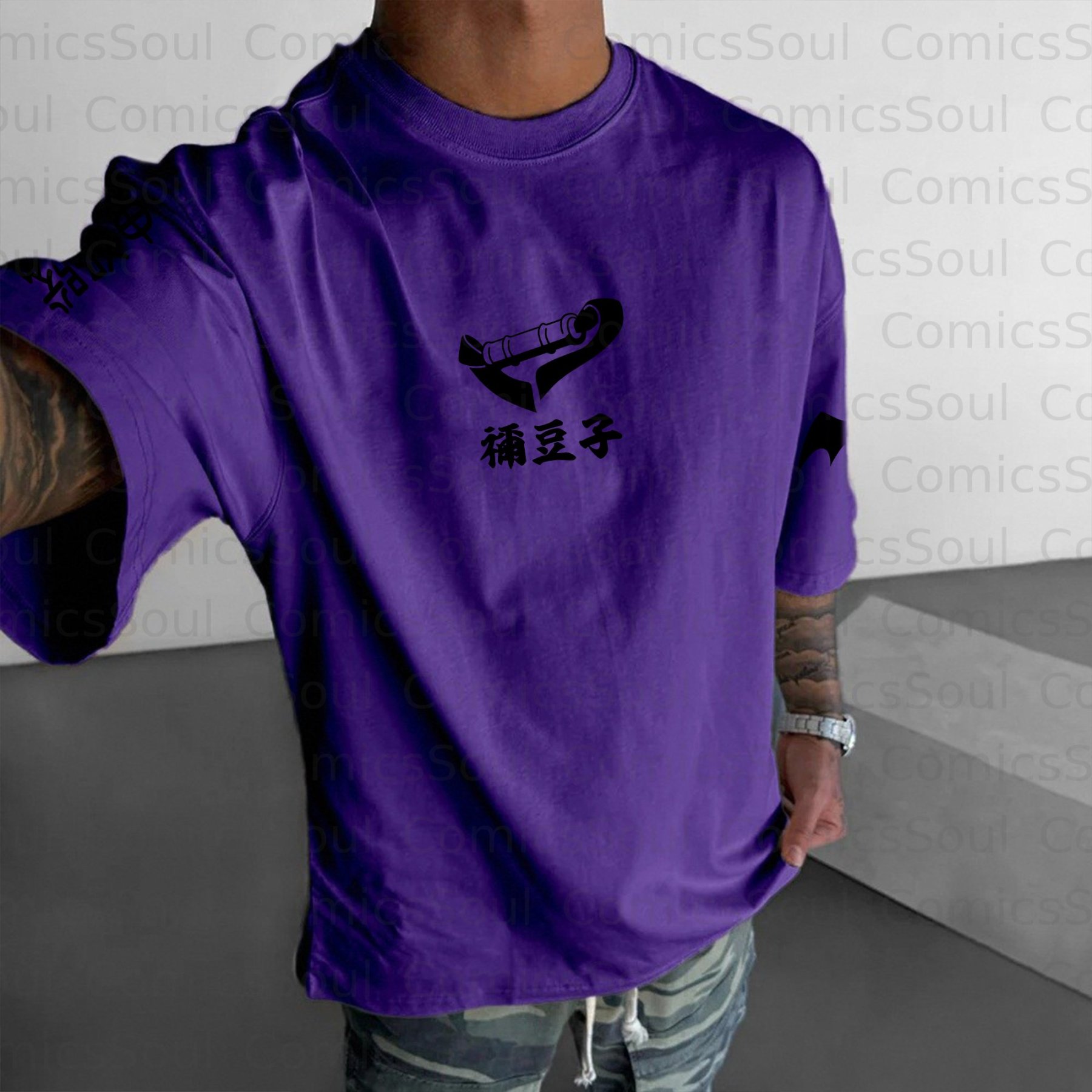 Unisex Anime Halloween Inspired Vintage T-Shirt