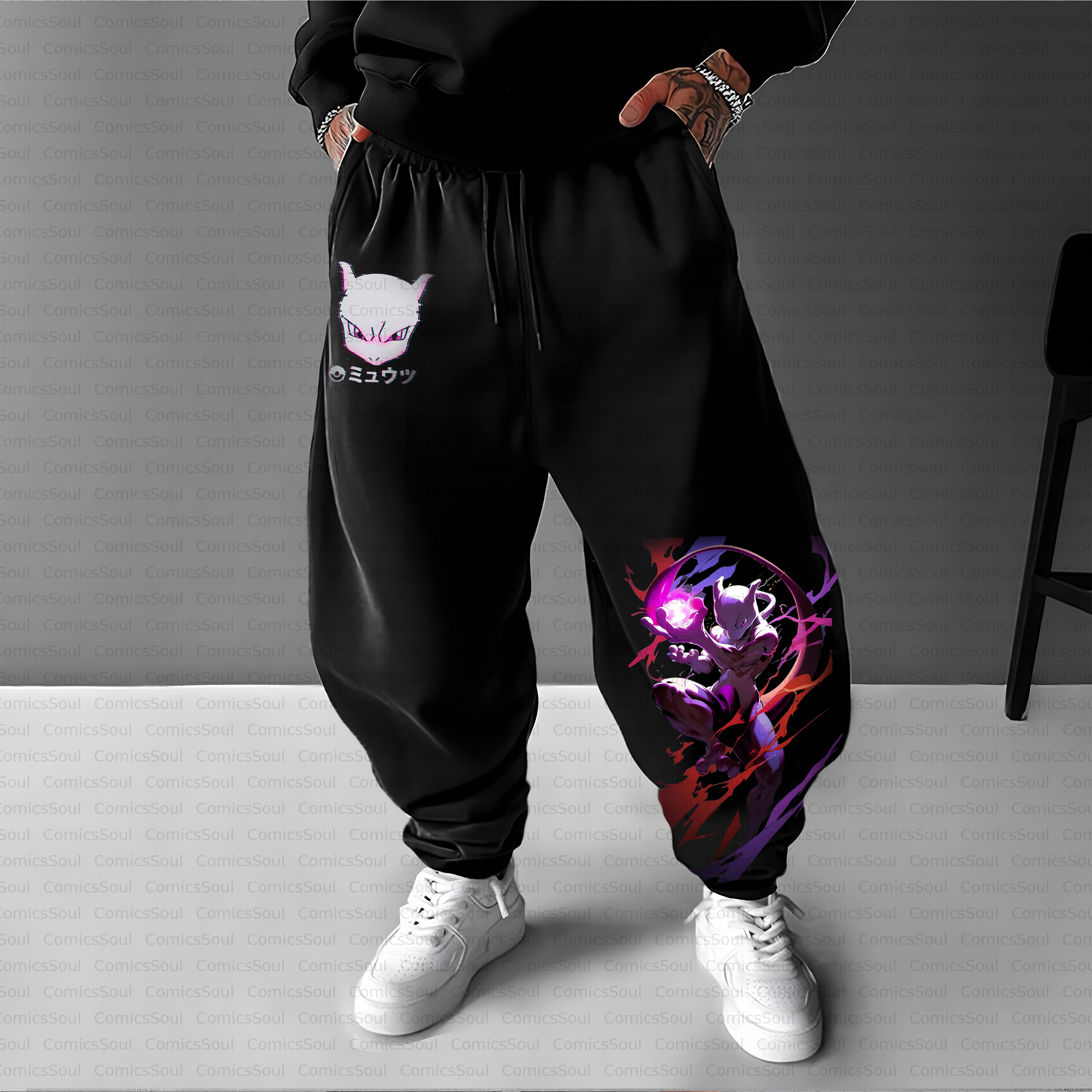 Unisex Casual Anime Streetwear Pant