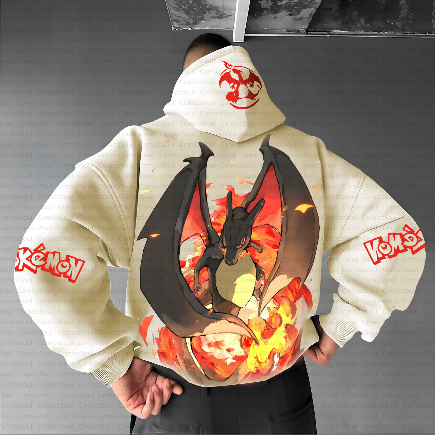 Unisex Anime Inspired Vintage Plush Hoodie