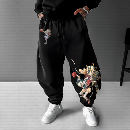Unisex Casual Anime Streetwear Pant