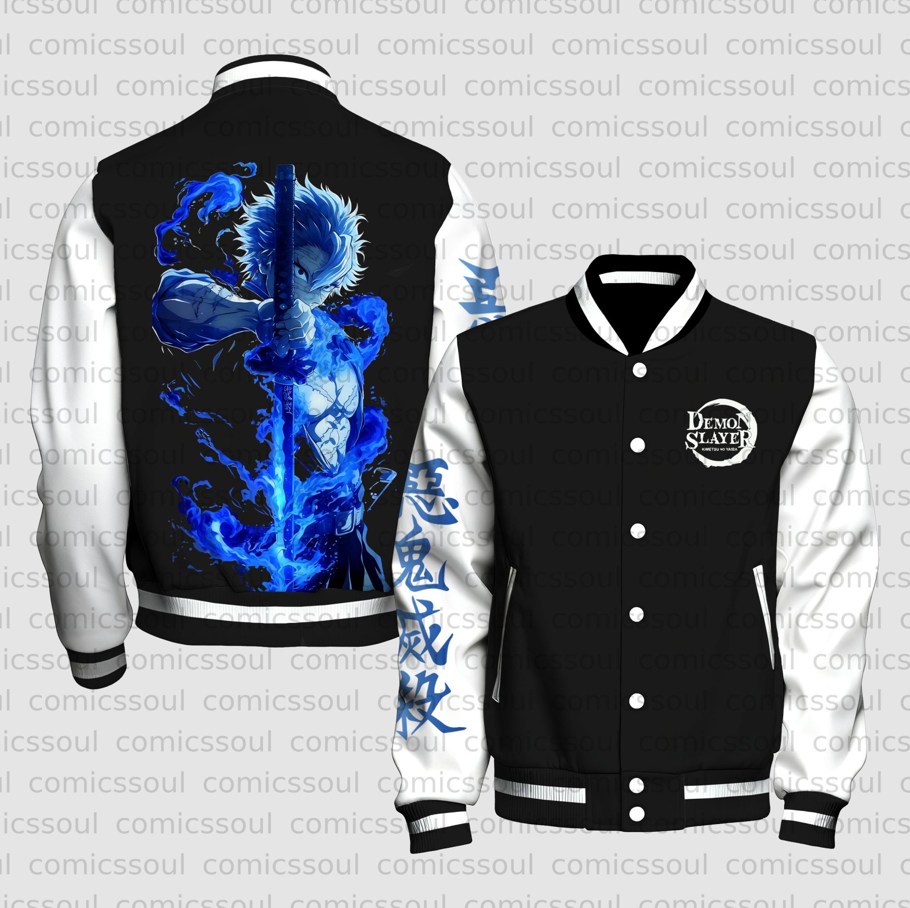 Unisex Vintage Anime Graphic Jacket