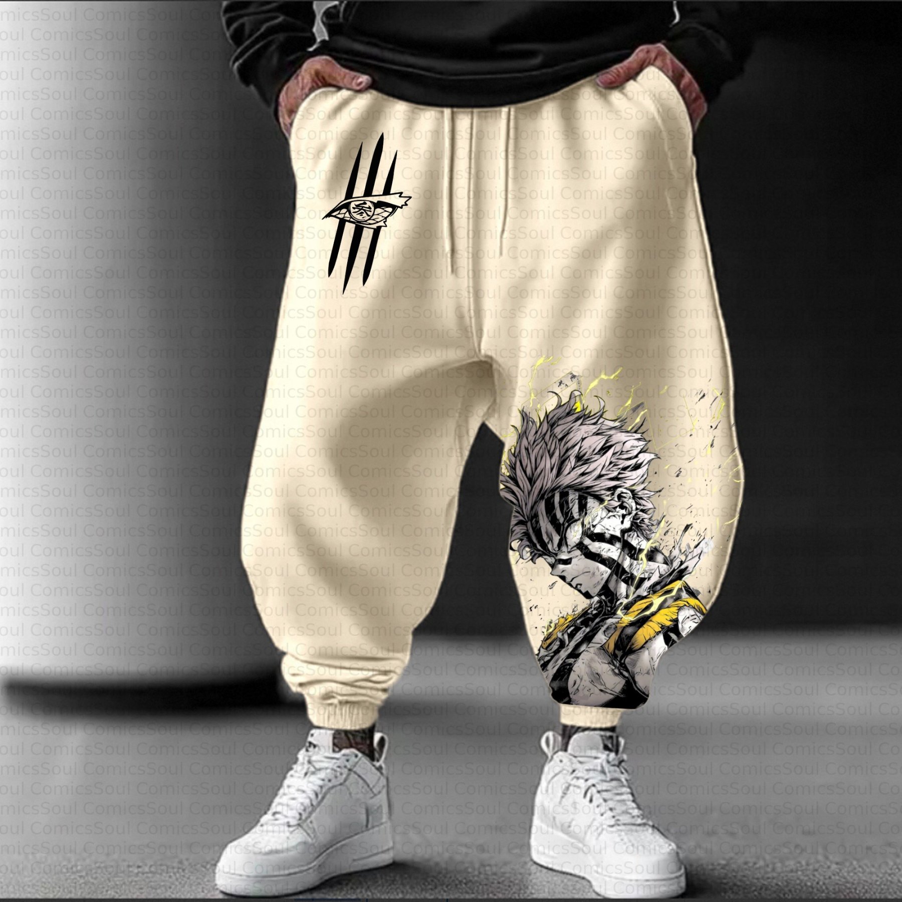 Unisex Casual Streetwear Plush Pants