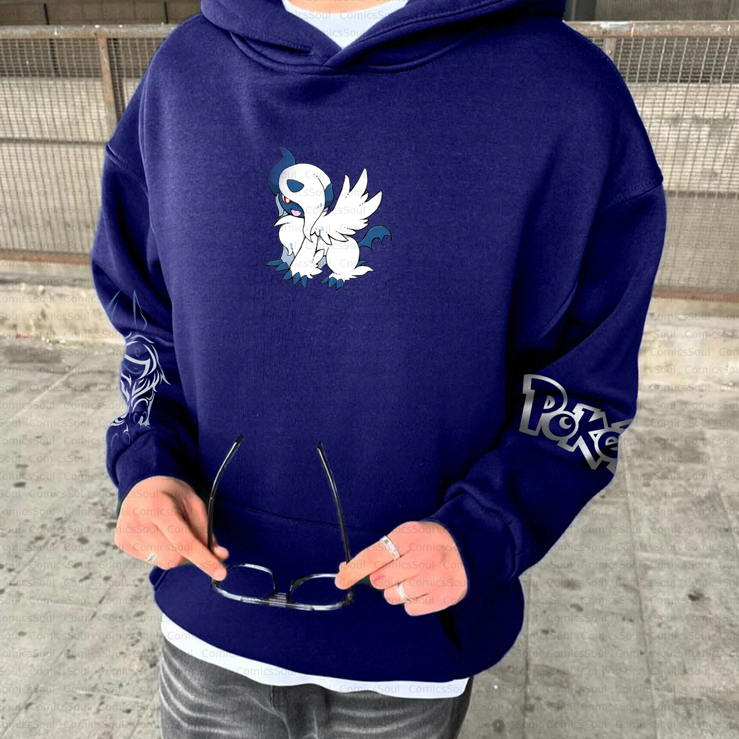 Unisex Anime Inspired Vintage Plush Hoodie