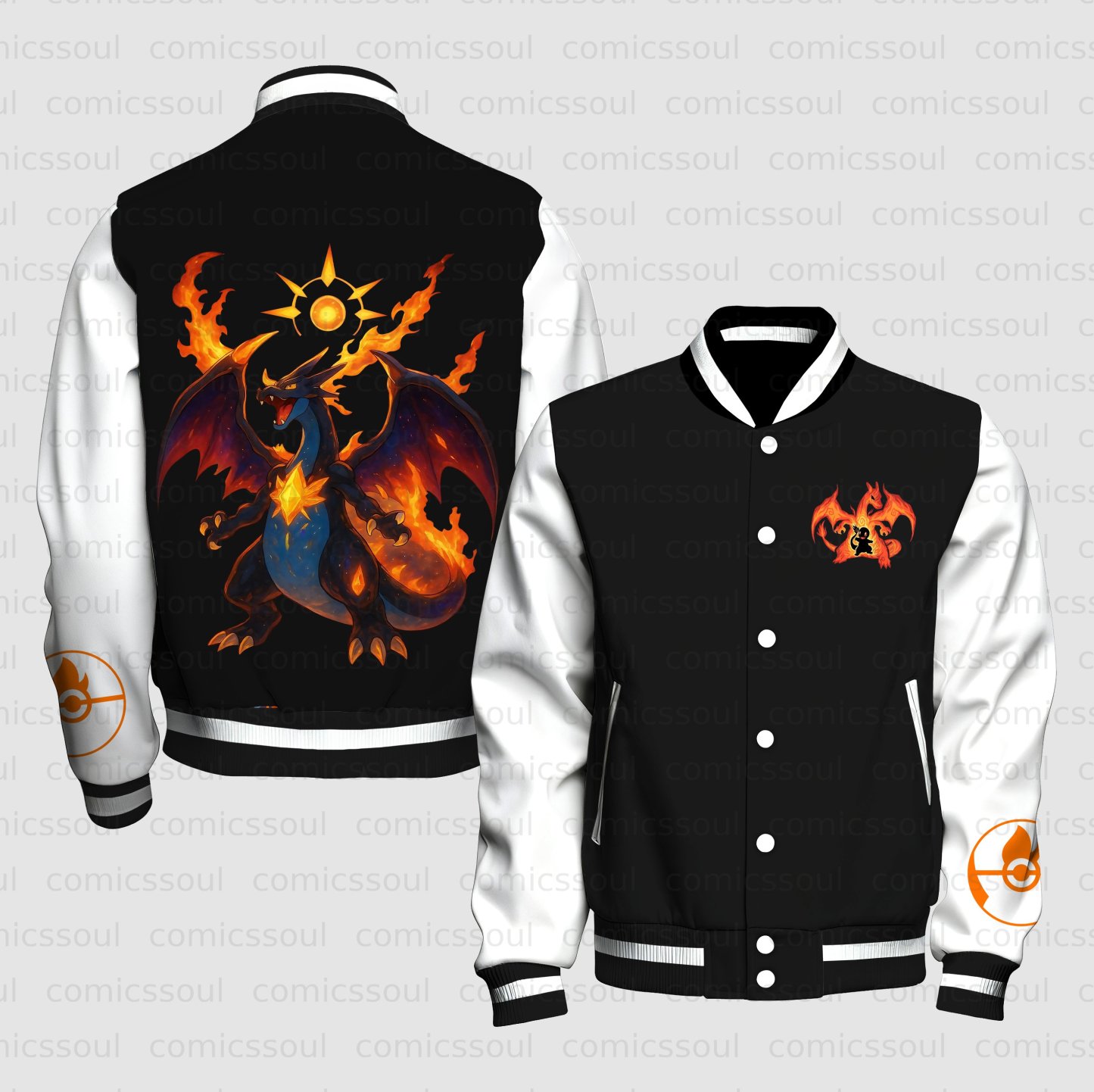 Unisex Vintage Anime Graphic Jacket