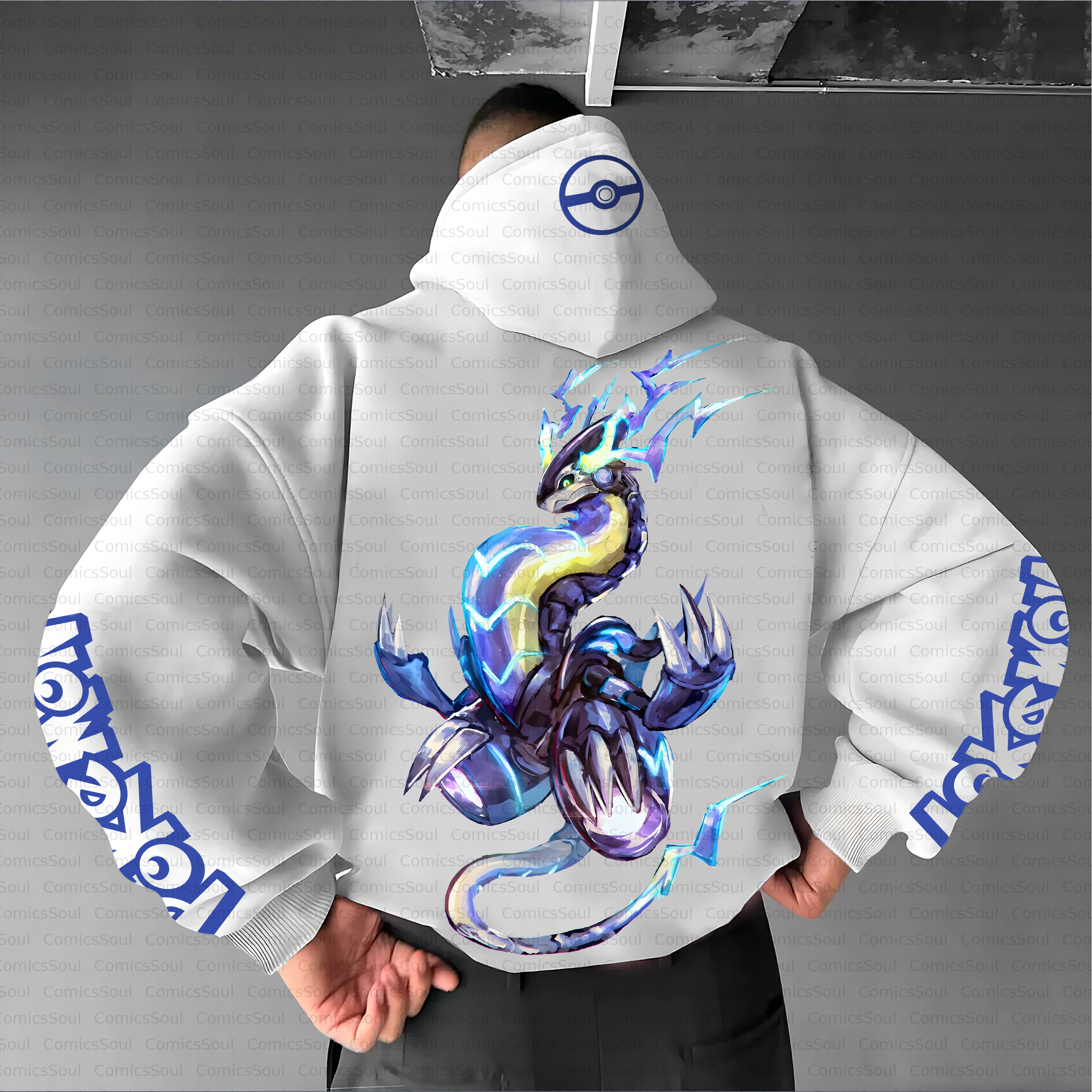 Unisex Anime Inspired Vintage Plush Hoodie