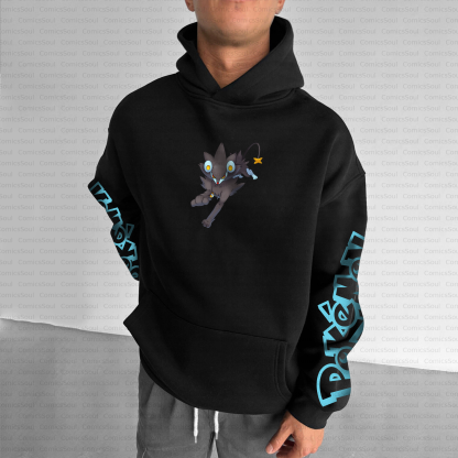 Unisex Anime Inspired Vintage Plush Hoodie