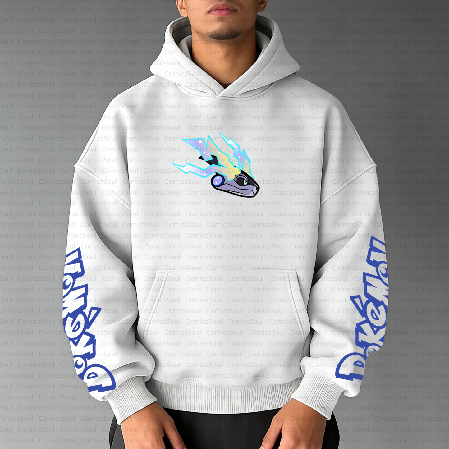 Unisex Anime Inspired Vintage Plush Hoodie