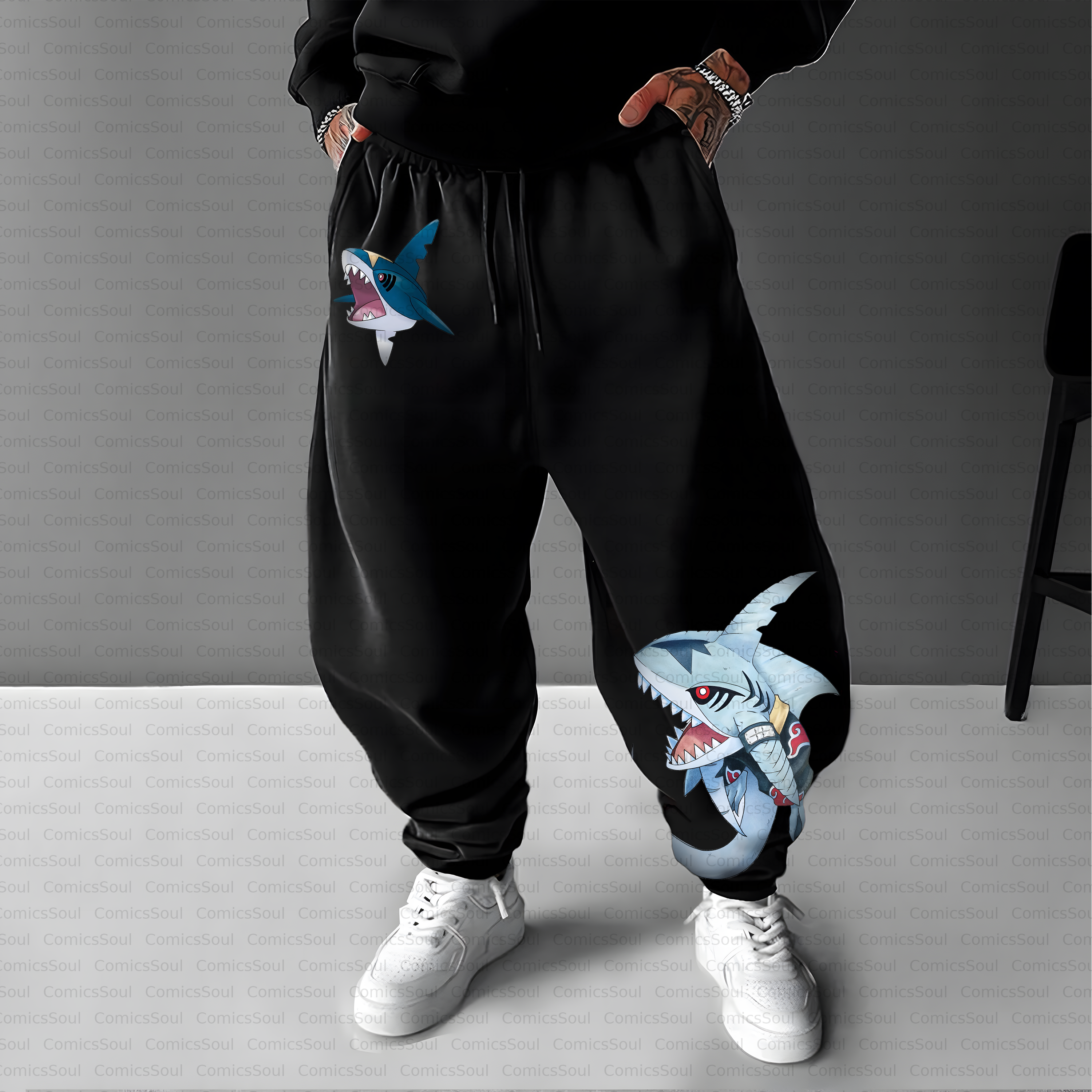 Unisex Casual Anime Streetwear Pant