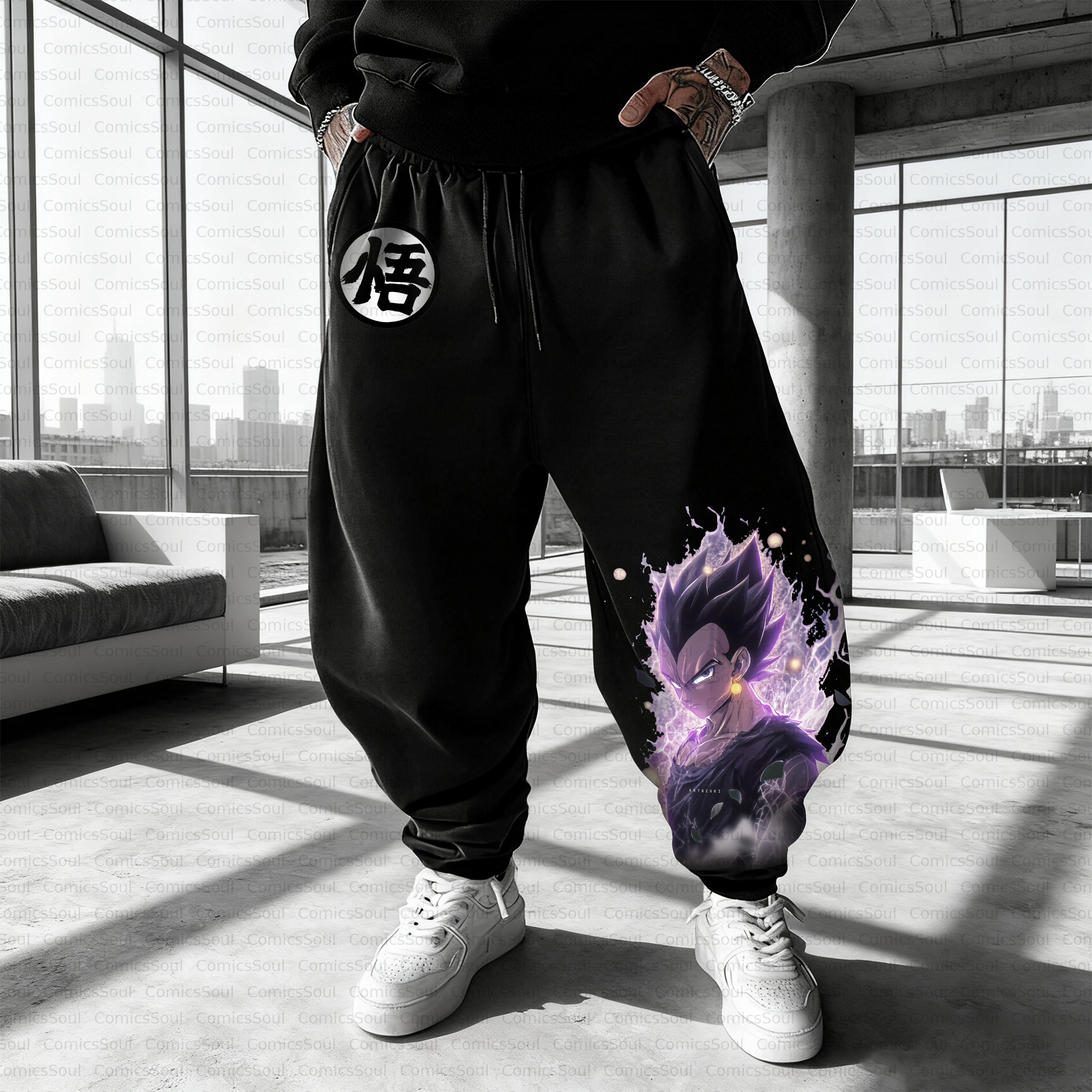 Unisex Casual Anime Streetwear Pant