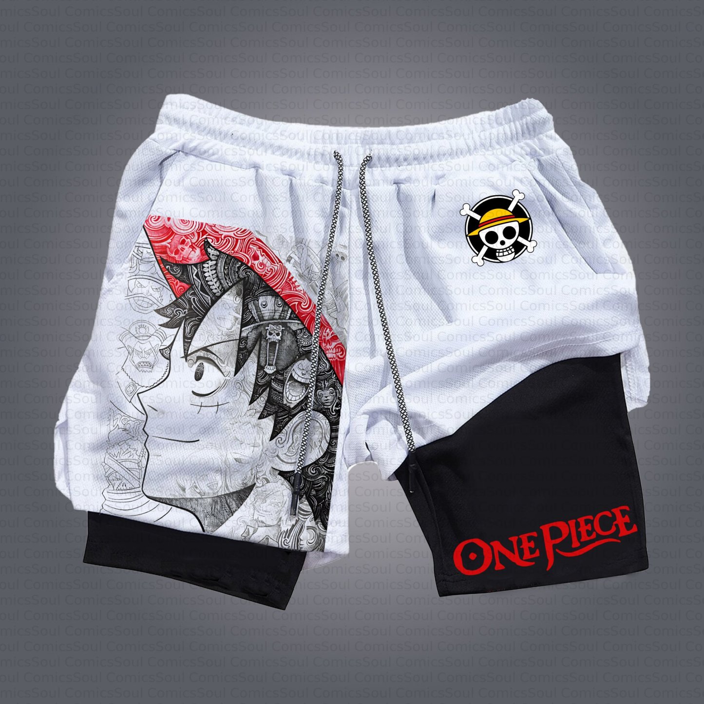 Unisex Casual Anime Streetwear Gym Shorts