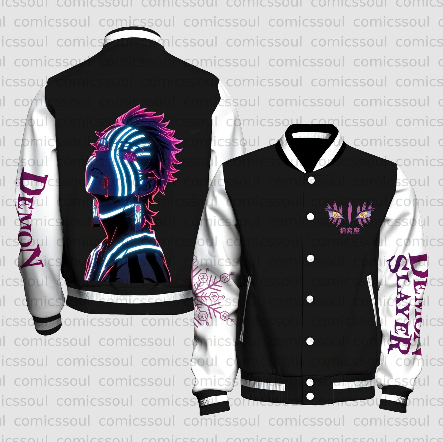 Unisex Vintage Anime Graphic Jacket