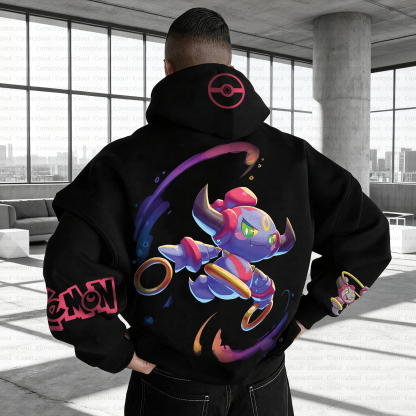 Unisex Anime Inspired Vintage Plush Hoodie