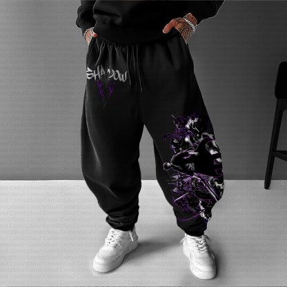 Unisex Casual Streetwear Plush Pants