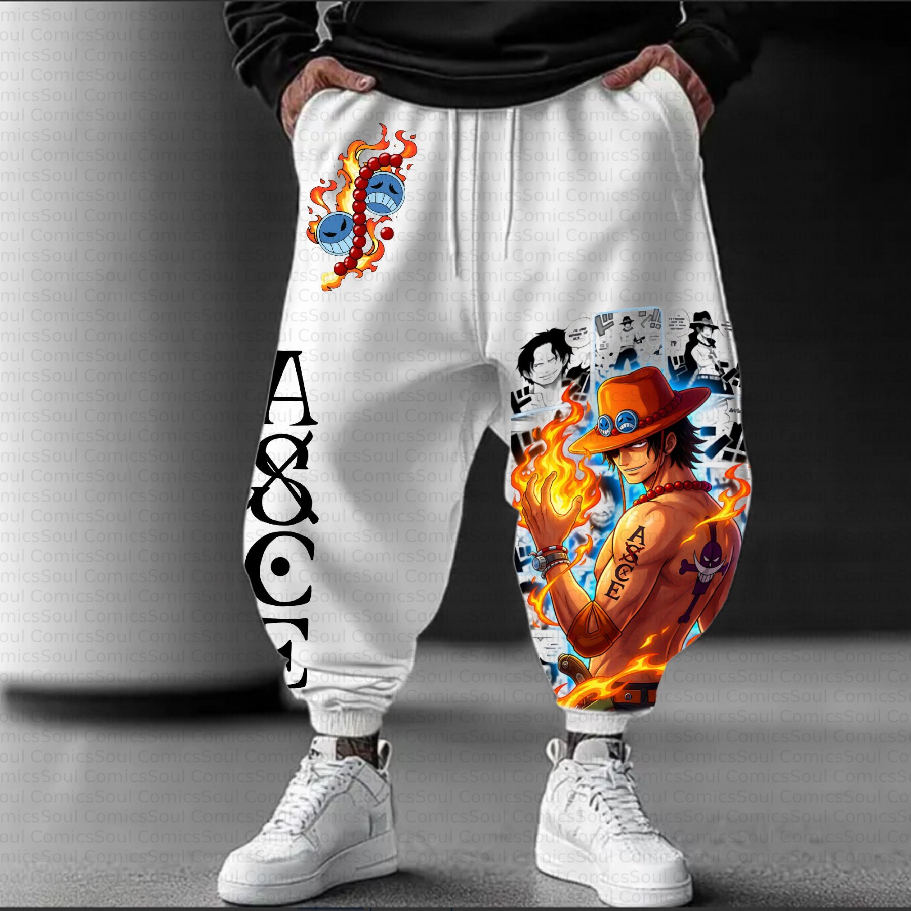 Unisex Casual Streetwear Plush Pants
