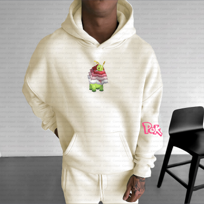 Unisex Anime Inspired Vintage Plush Hoodie