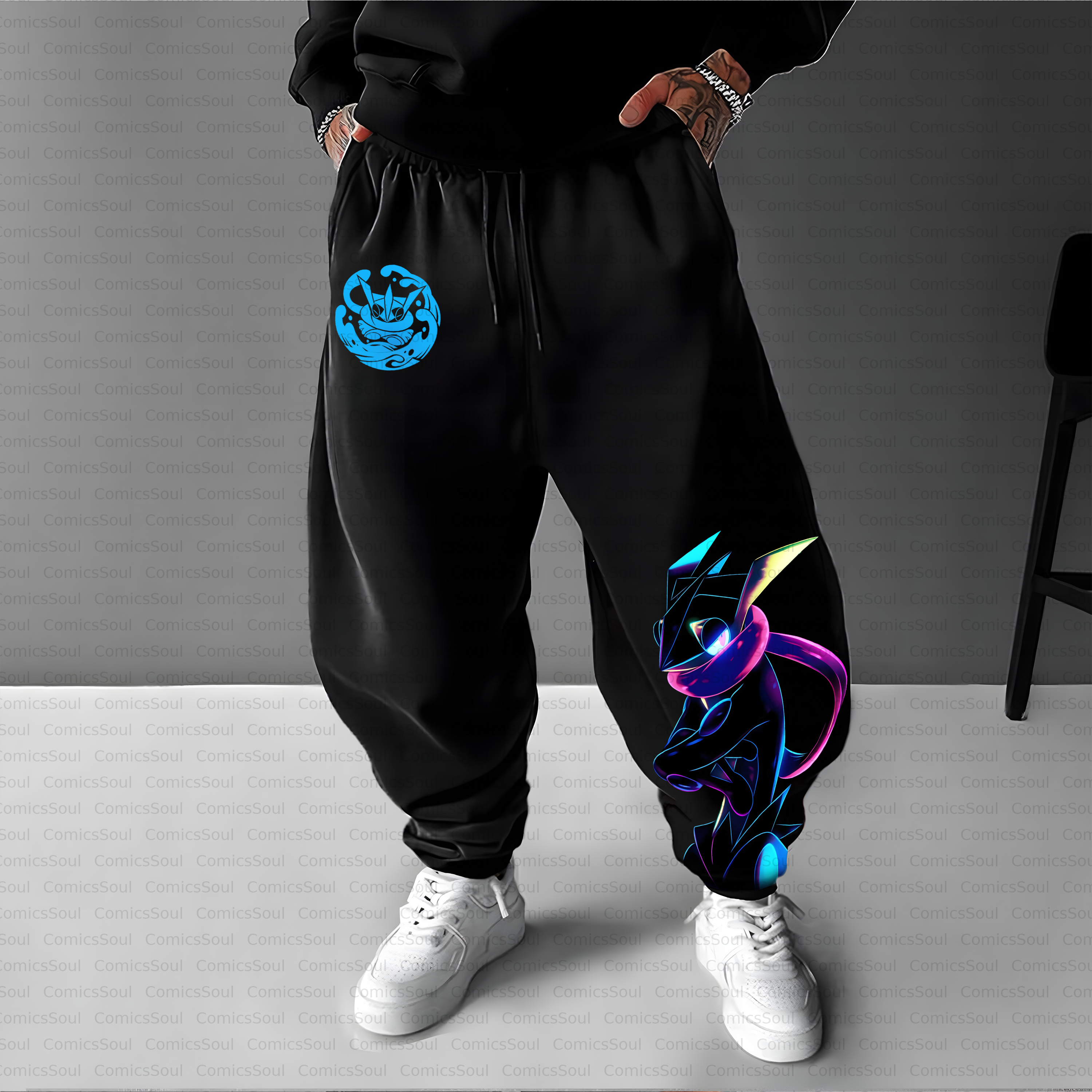 Unisex Casual Anime Streetwear Pant