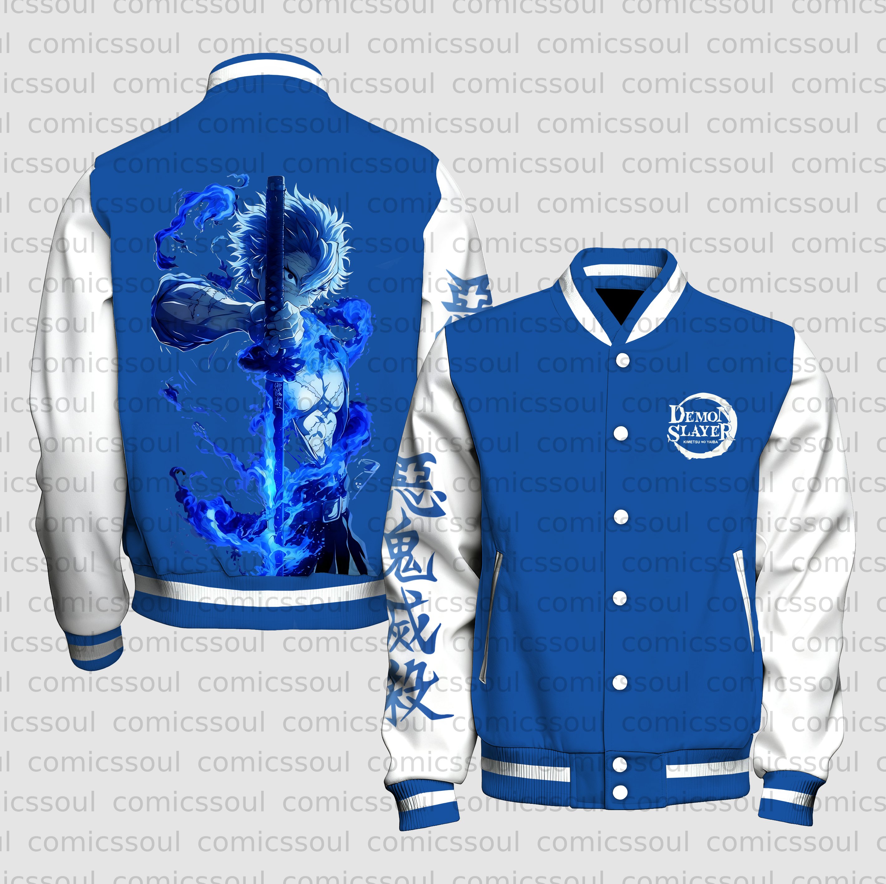 Unisex Vintage Anime Graphic Jacket