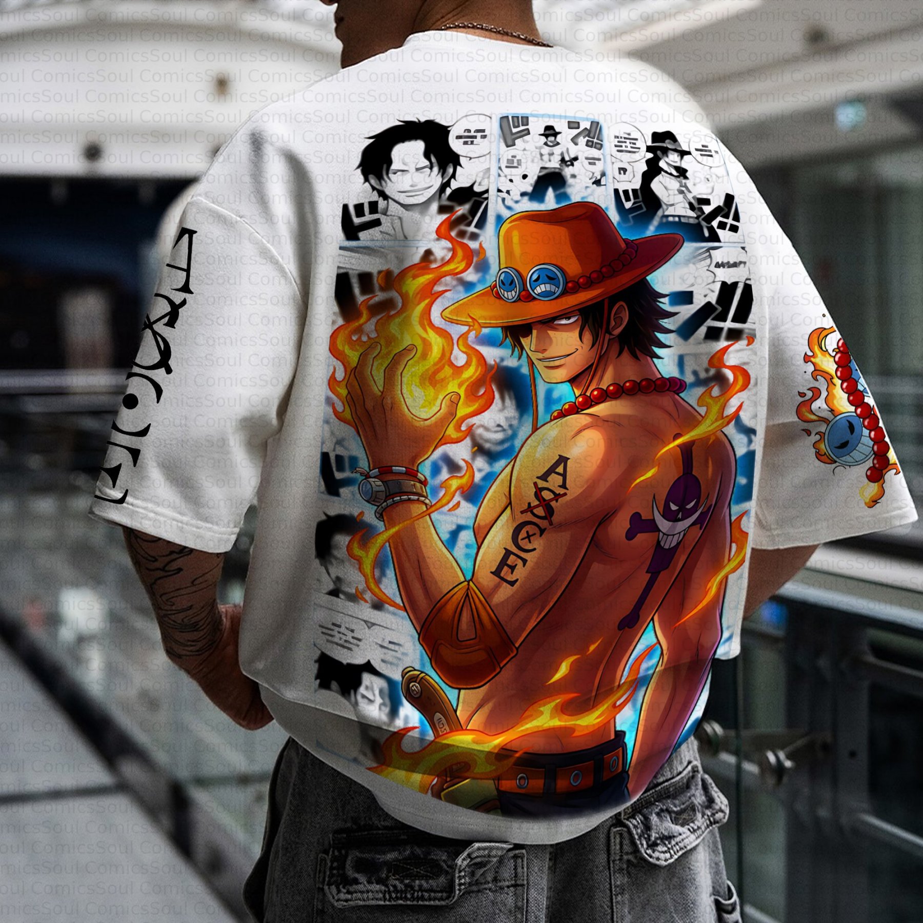 Unisex Anime Inspired Vintage T-shirt