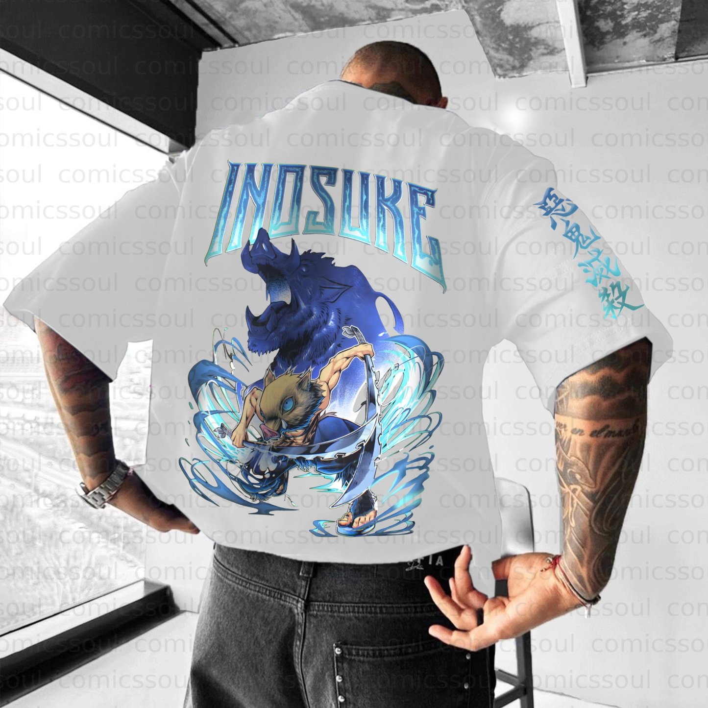 Unisex Anime Inspired Vintage T-Shirt | Demon Slayer