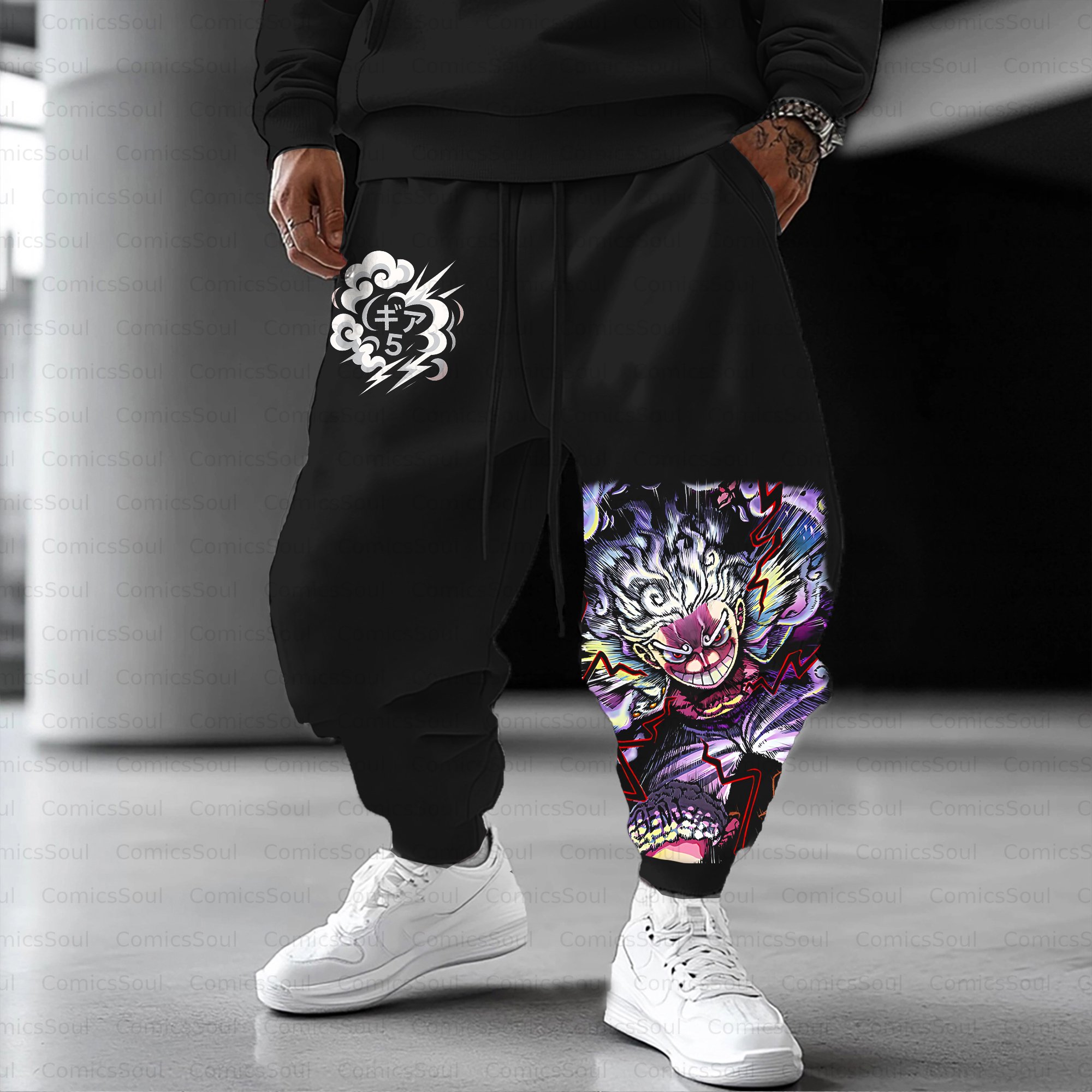 Unisex Casual Streetwear Plush Pants