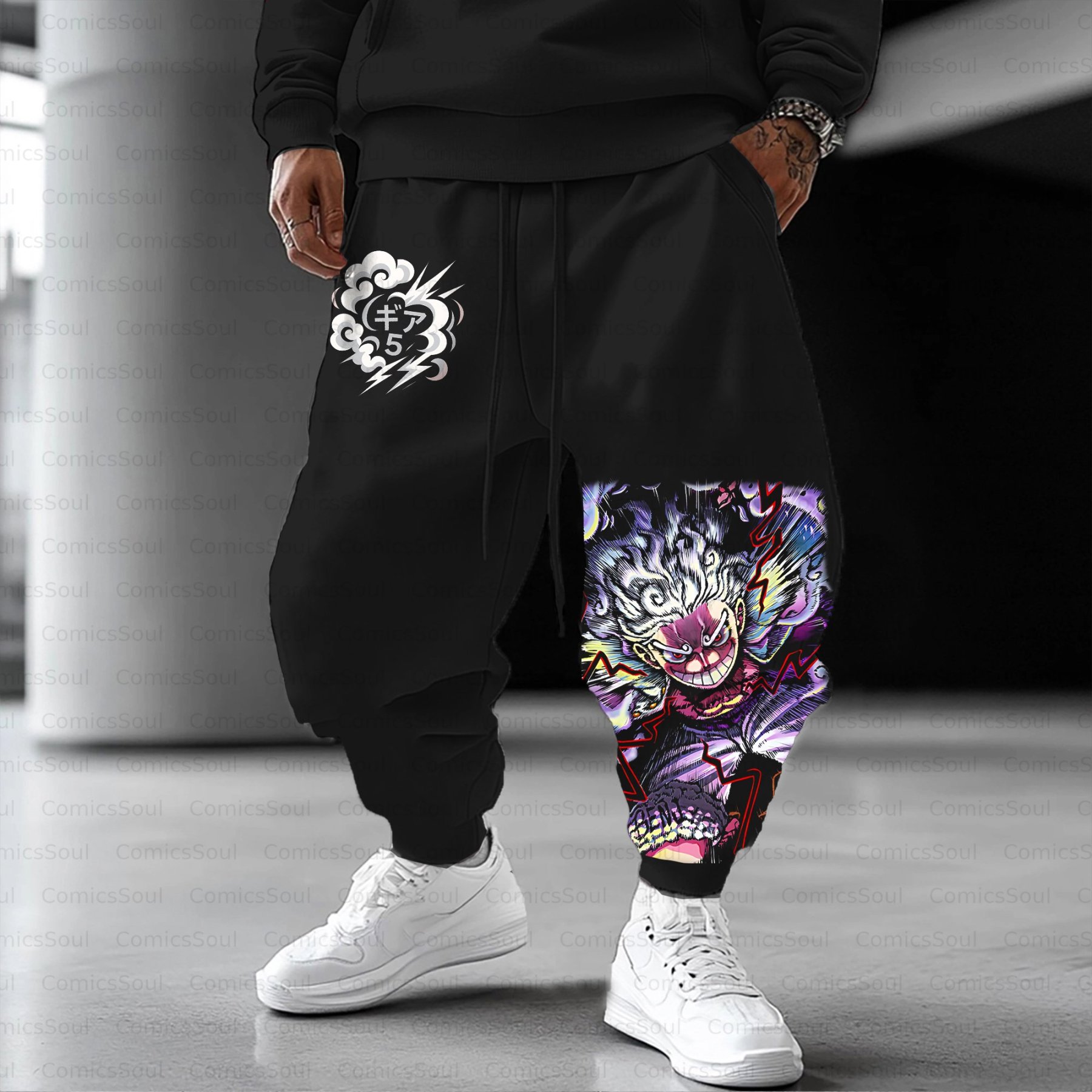 Unisex Casual Streetwear Plush Pants