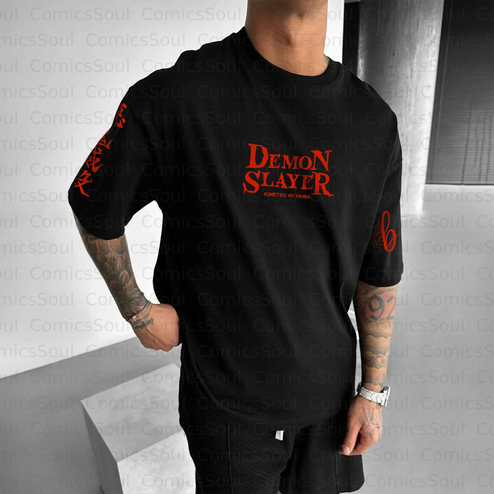 Unisex Anime Halloween Inspired Vintage T-Shirt