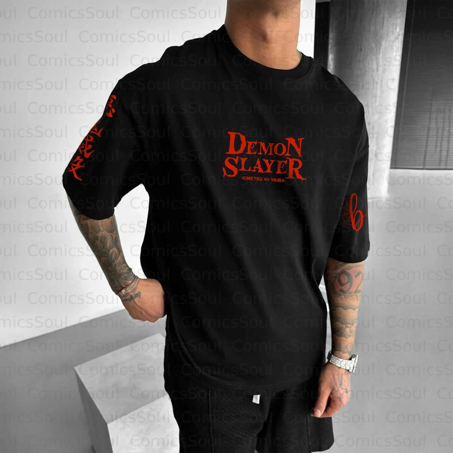 Unisex Anime Halloween Inspired Vintage T-Shirt