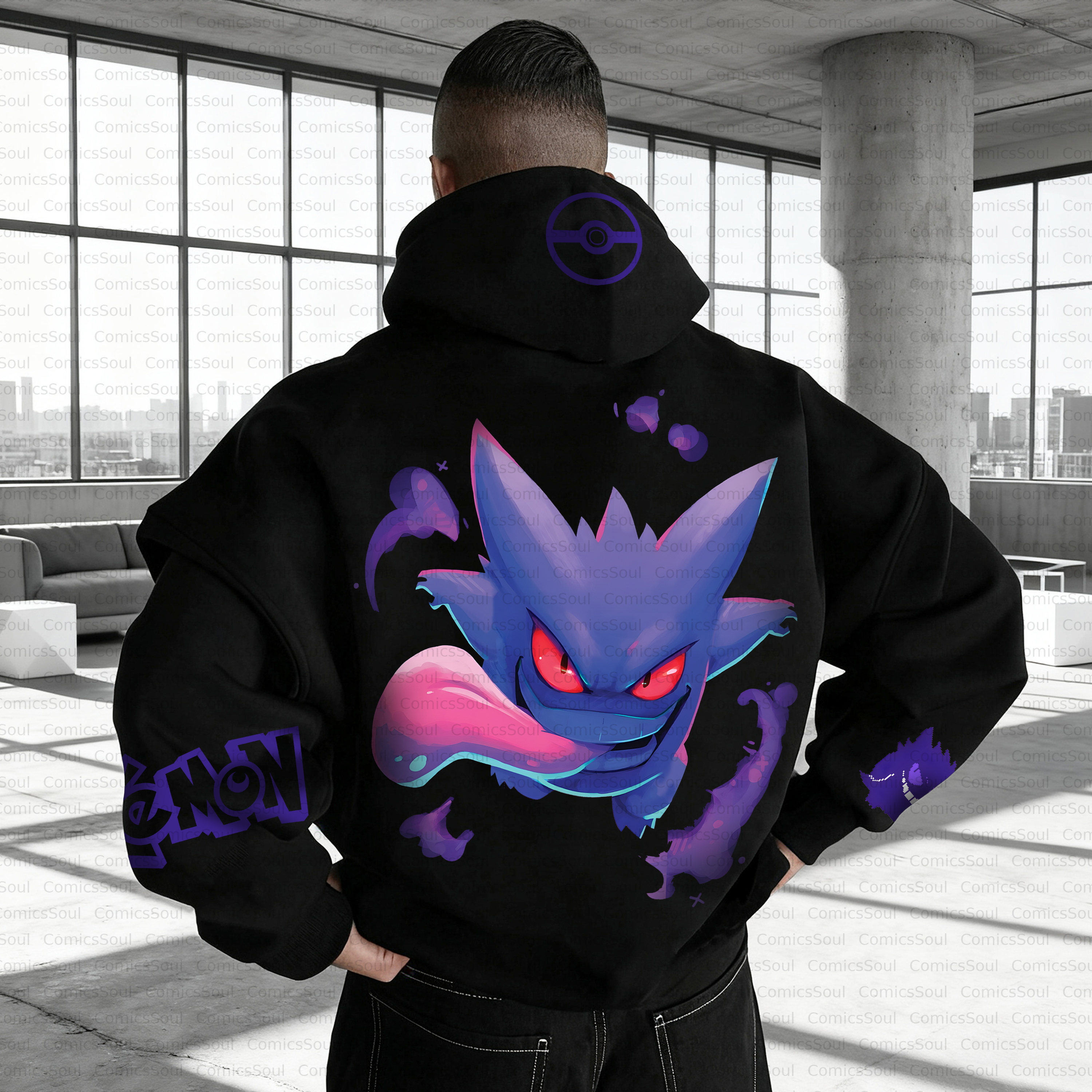 Unisex Anime Inspired Vintage Plush Hoodie