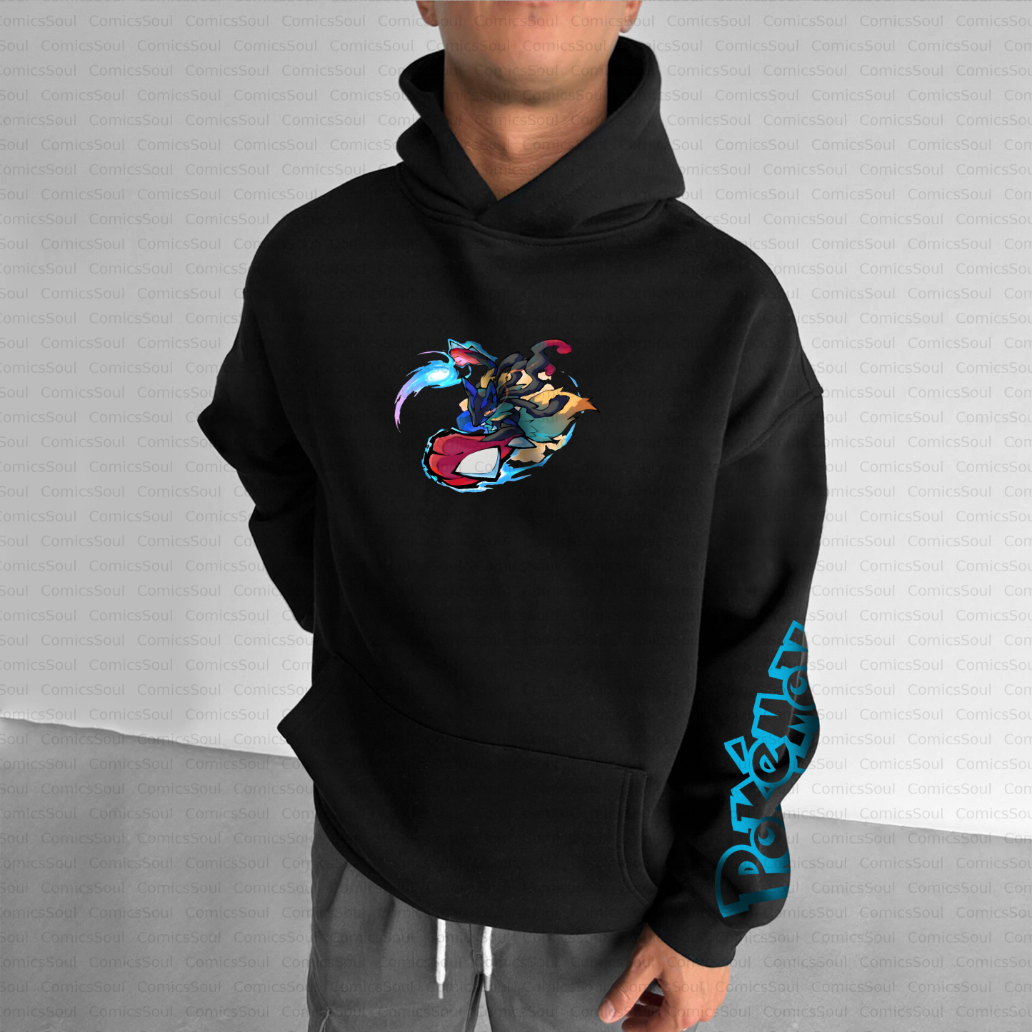 Unisex Anime Inspired Vintage Plush Hoodie