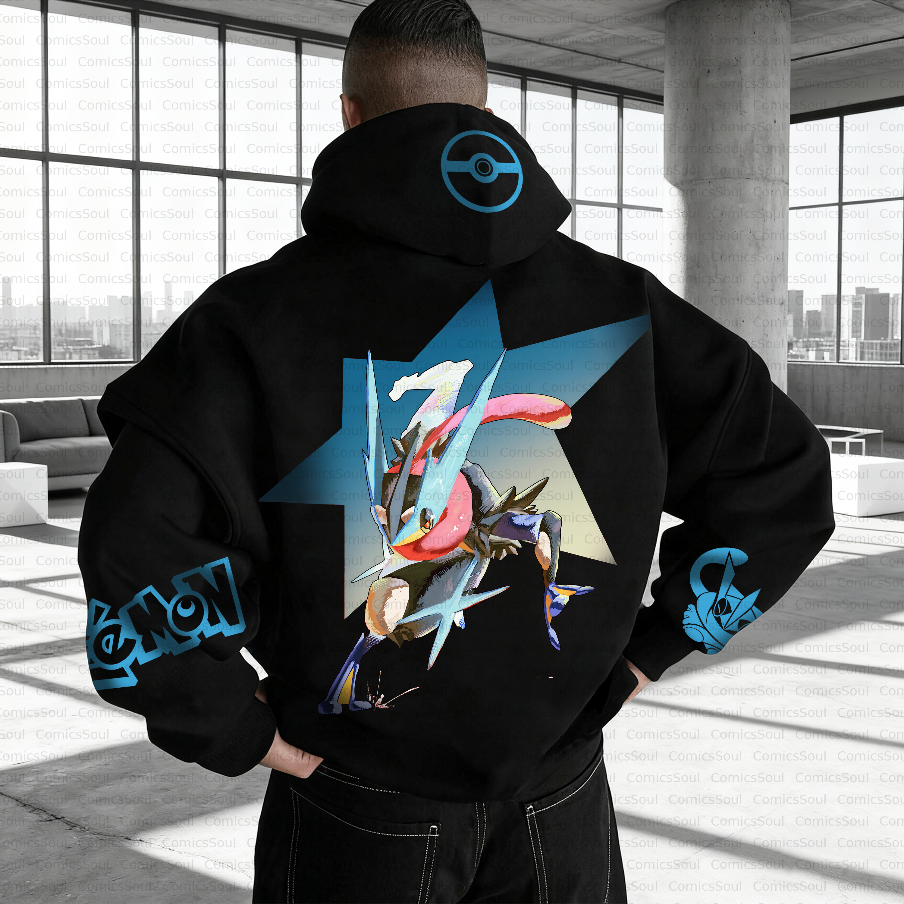 Unisex Anime Inspired Vintage Plush Hoodie