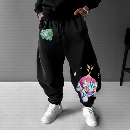 Unisex Casual Anime Streetwear Pant