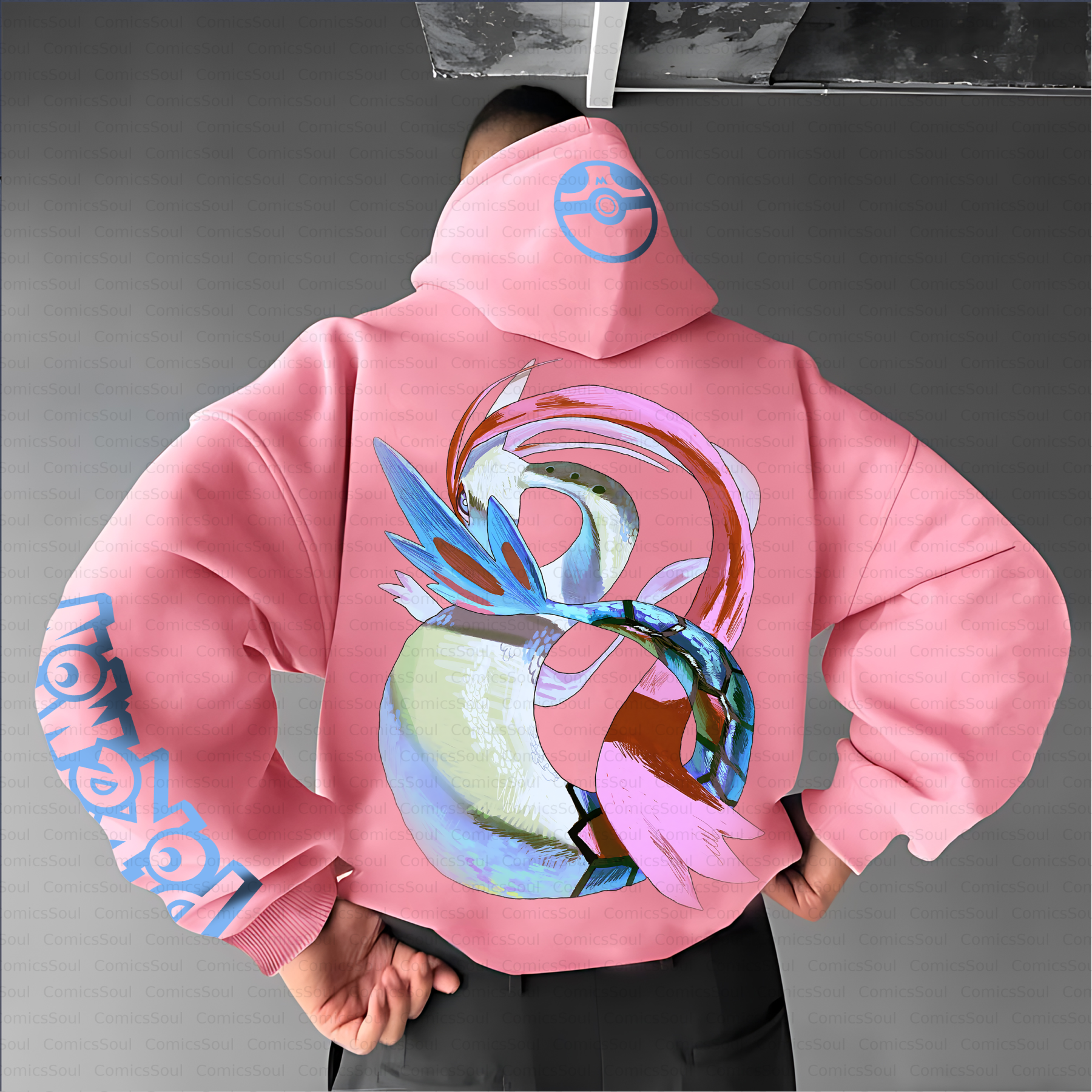 Unisex Anime Inspired Vintage Plush Hoodie