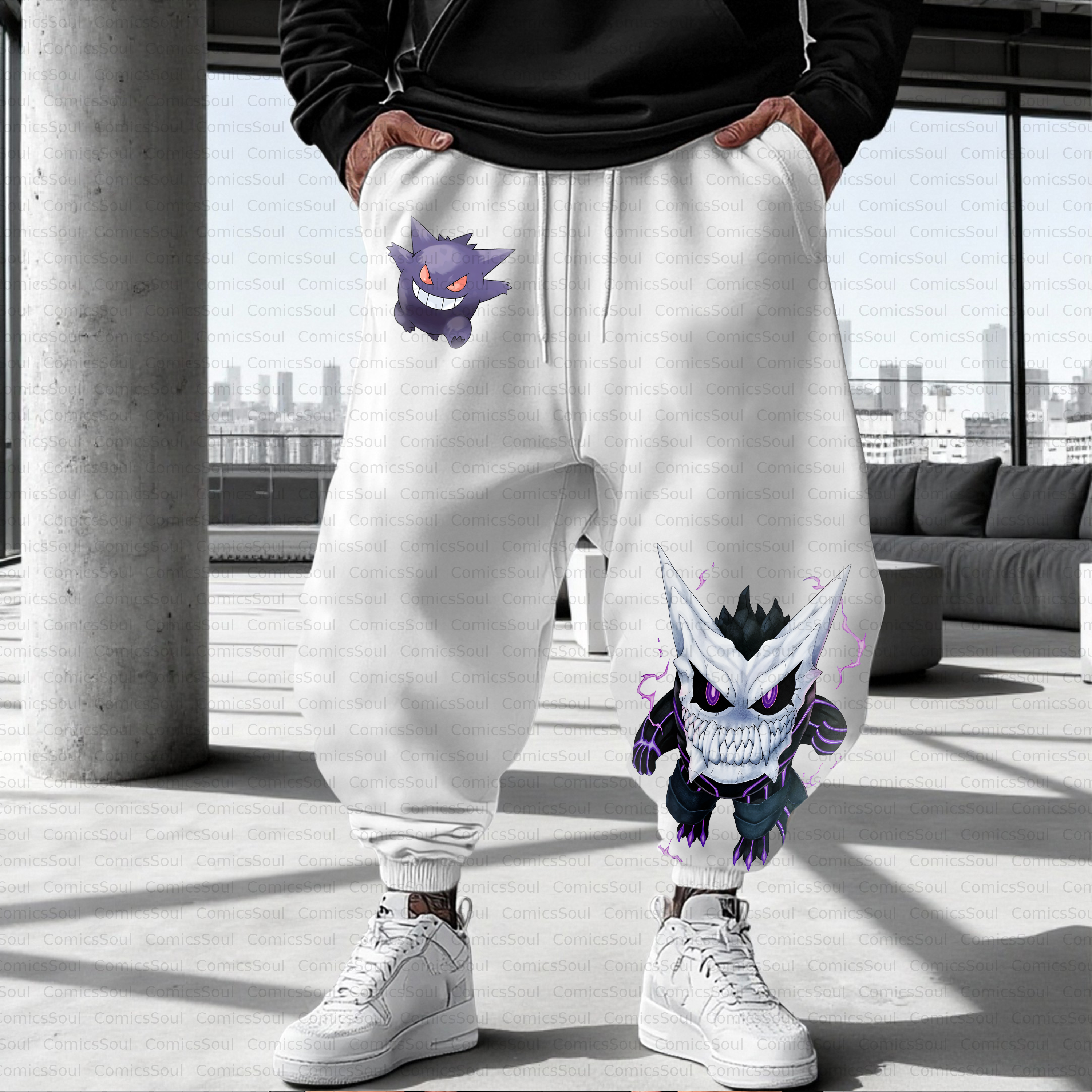 Unisex Casual Anime Streetwear Pant