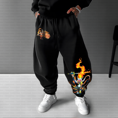 Unisex Casual Anime Streetwear Pant