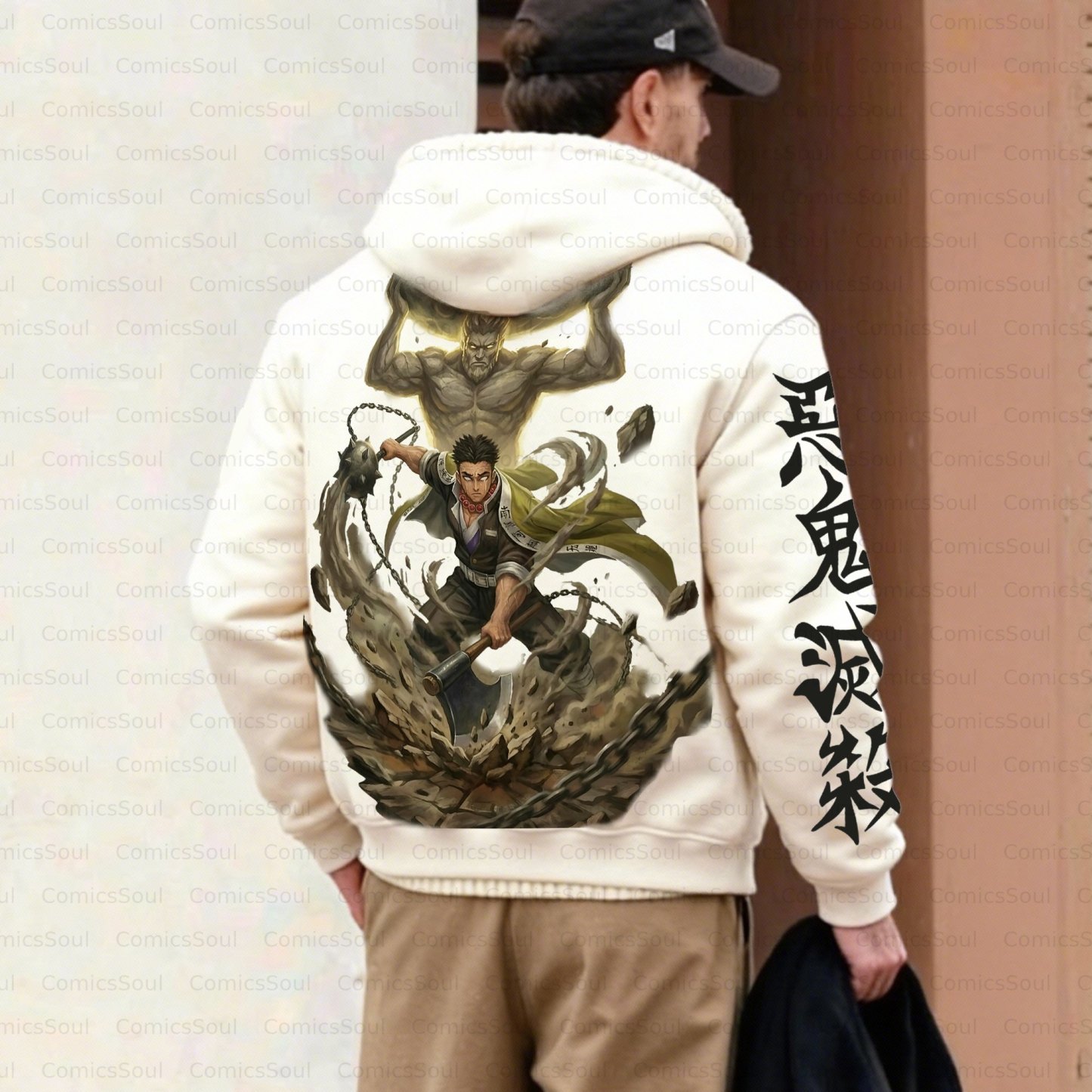 Unisex Graphic Streetwear Vintage Zipper Cardigan Plush Hoodie