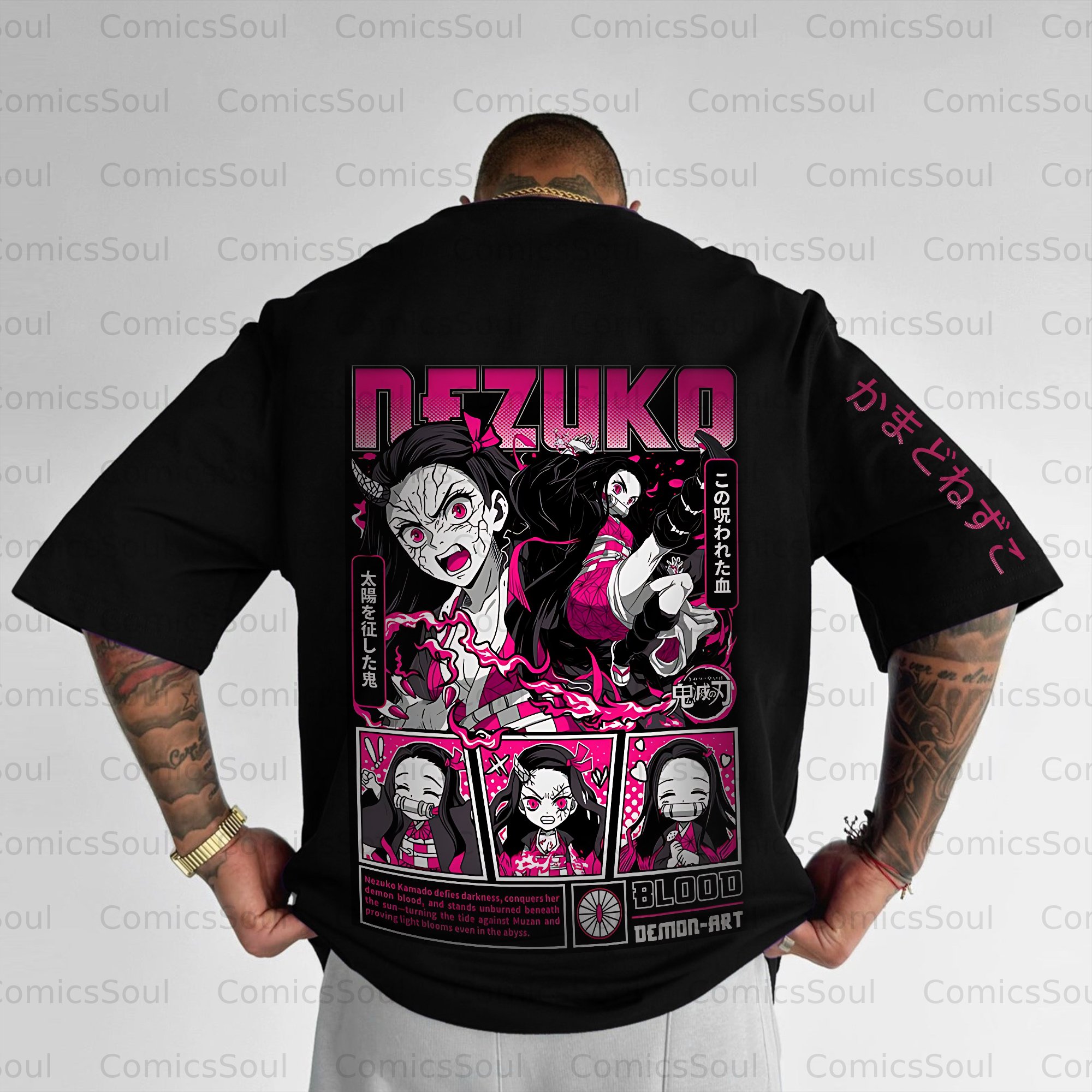 Unisex Anime Inspired Vintage T-Shirt