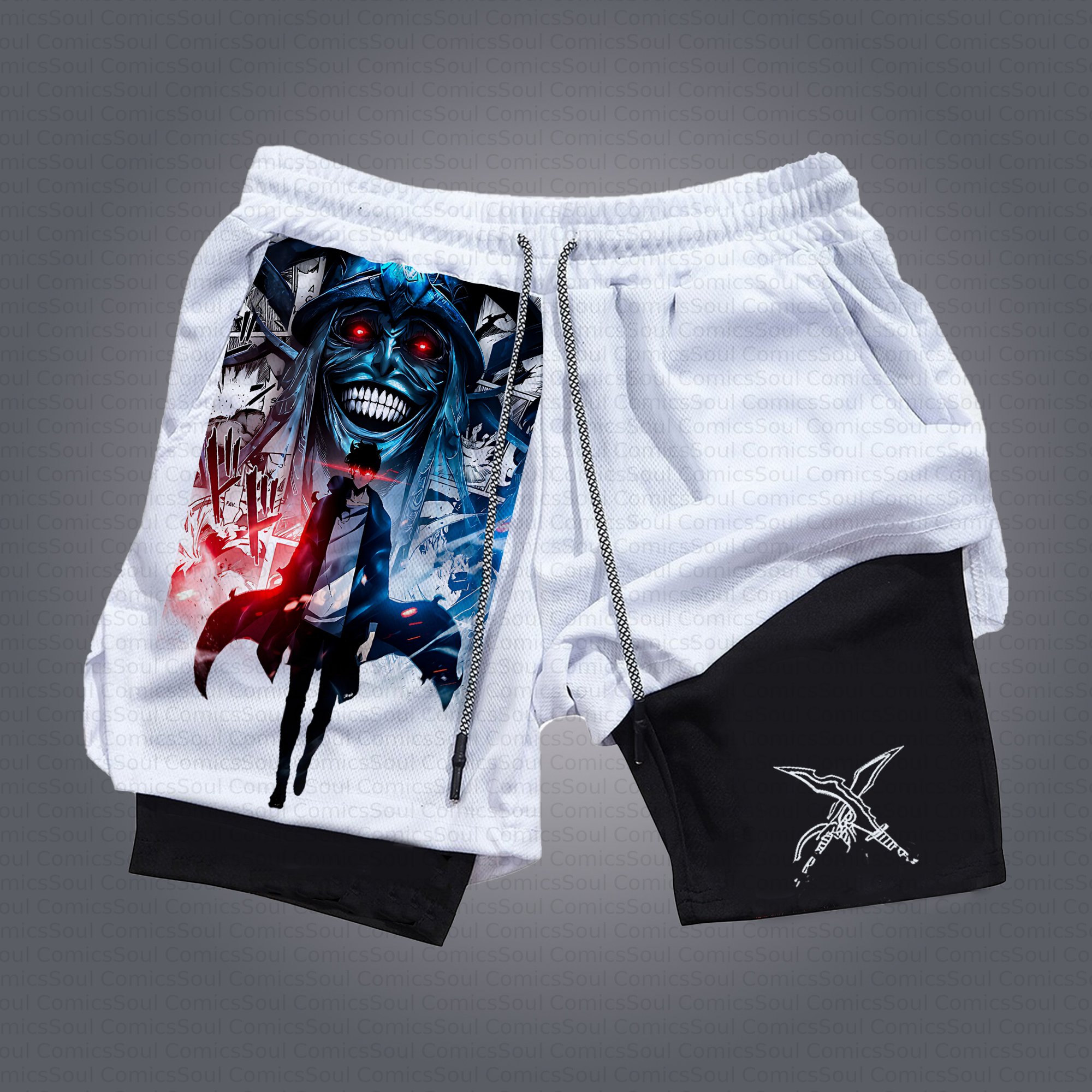 Unisex Casual Anime Streetwear Gym Shorts