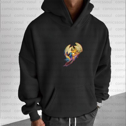 Unisex Anime Graphic Streetwear Vintage Hoodie