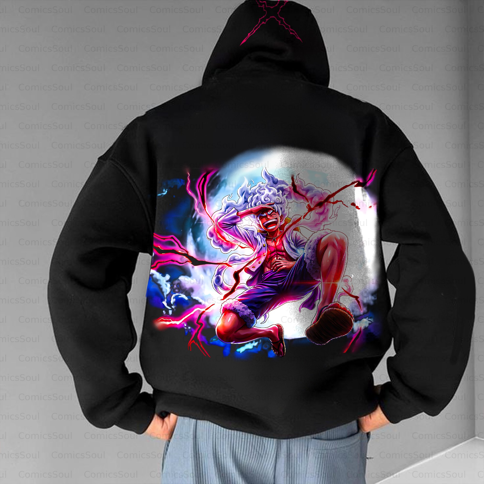 Unisex Graphic Streetwear Vintage Plush Hoodie