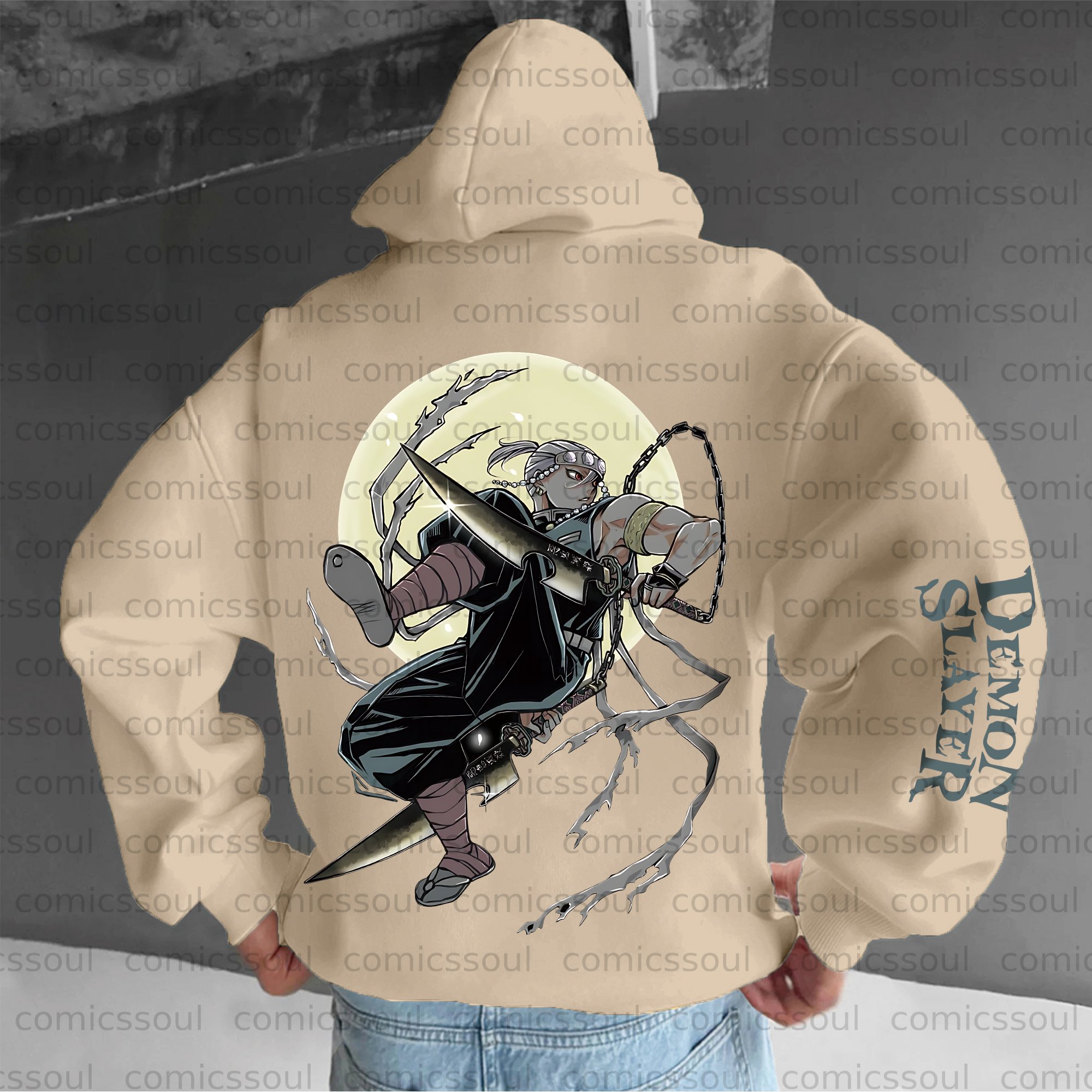 Unisex Anime Graphic Streetwear Vintage Plush Hoodie