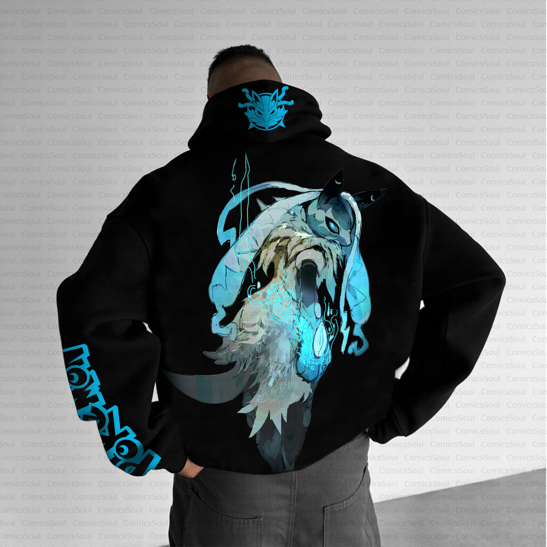 Unisex Anime Inspired Vintage Plush Hoodie