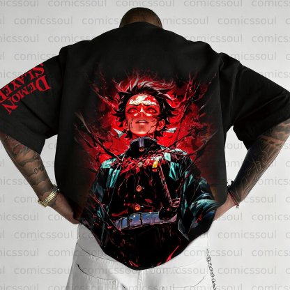 Unisex Anime Inspired Vintage T-Shirt