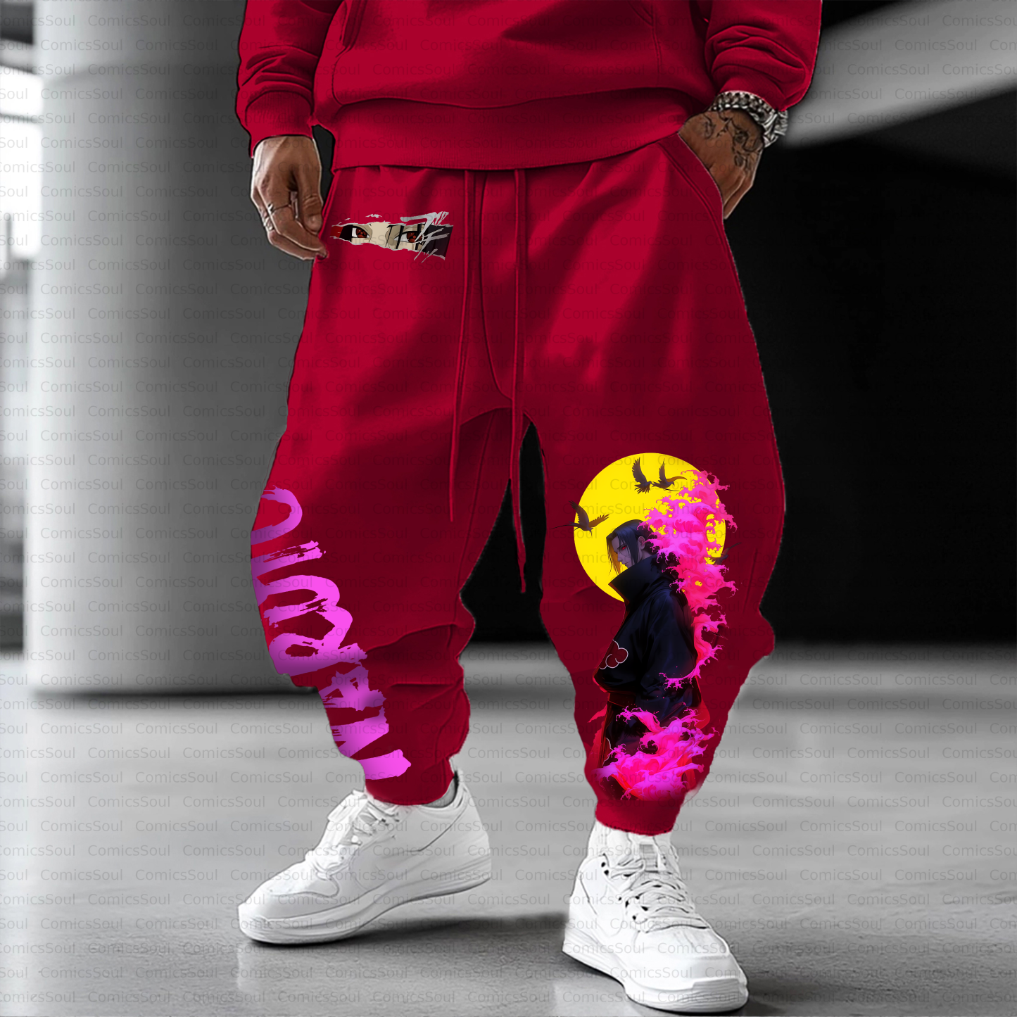 Unisex Casual Anime Streetwear Pant