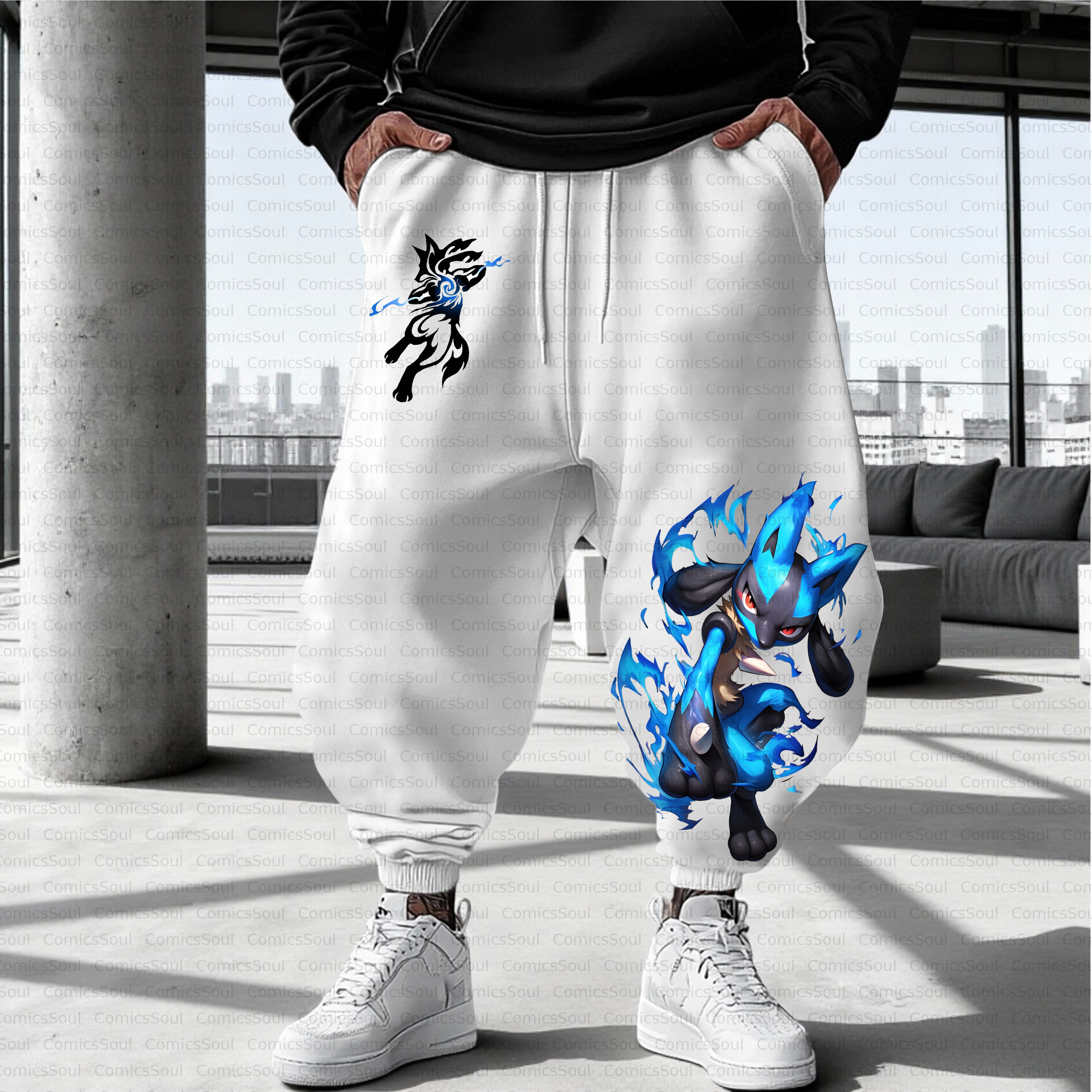 Unisex Casual Anime Streetwear Pant