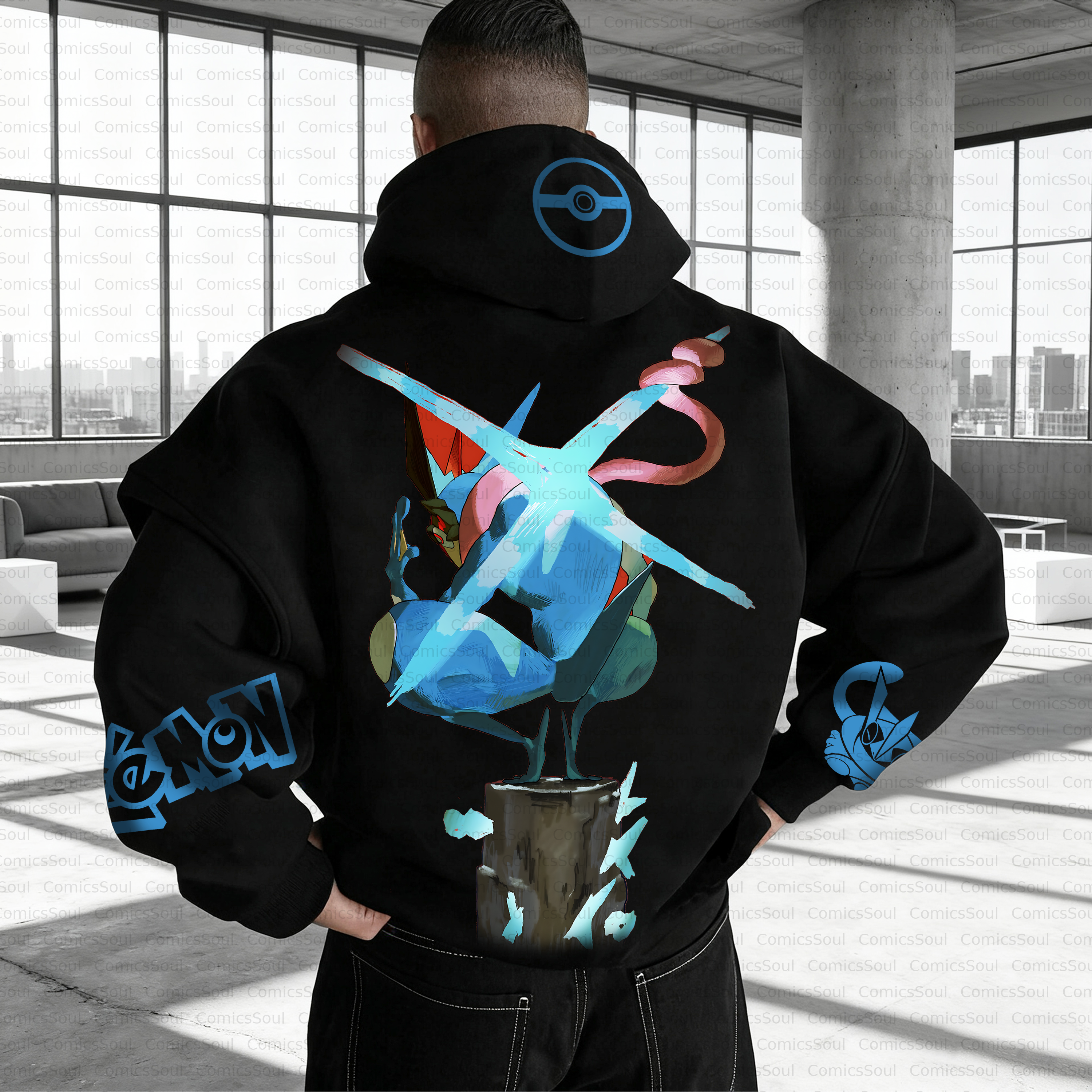 Unisex Anime Inspired Vintage Plush Hoodie