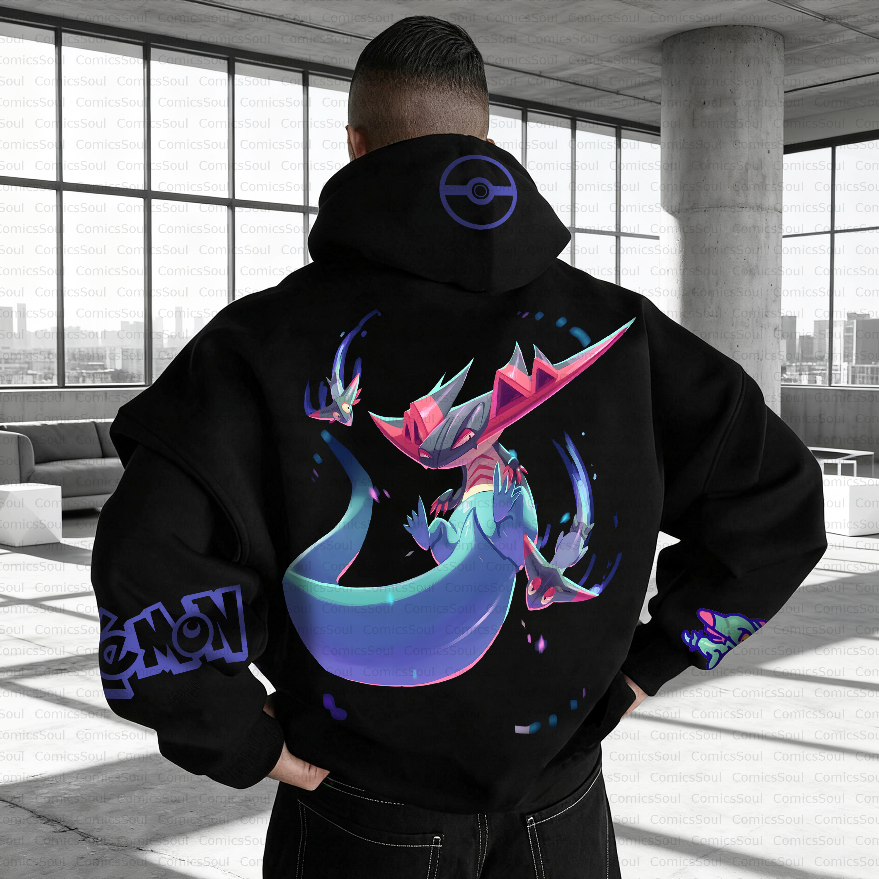 Unisex Anime Inspired Vintage Plush Hoodie