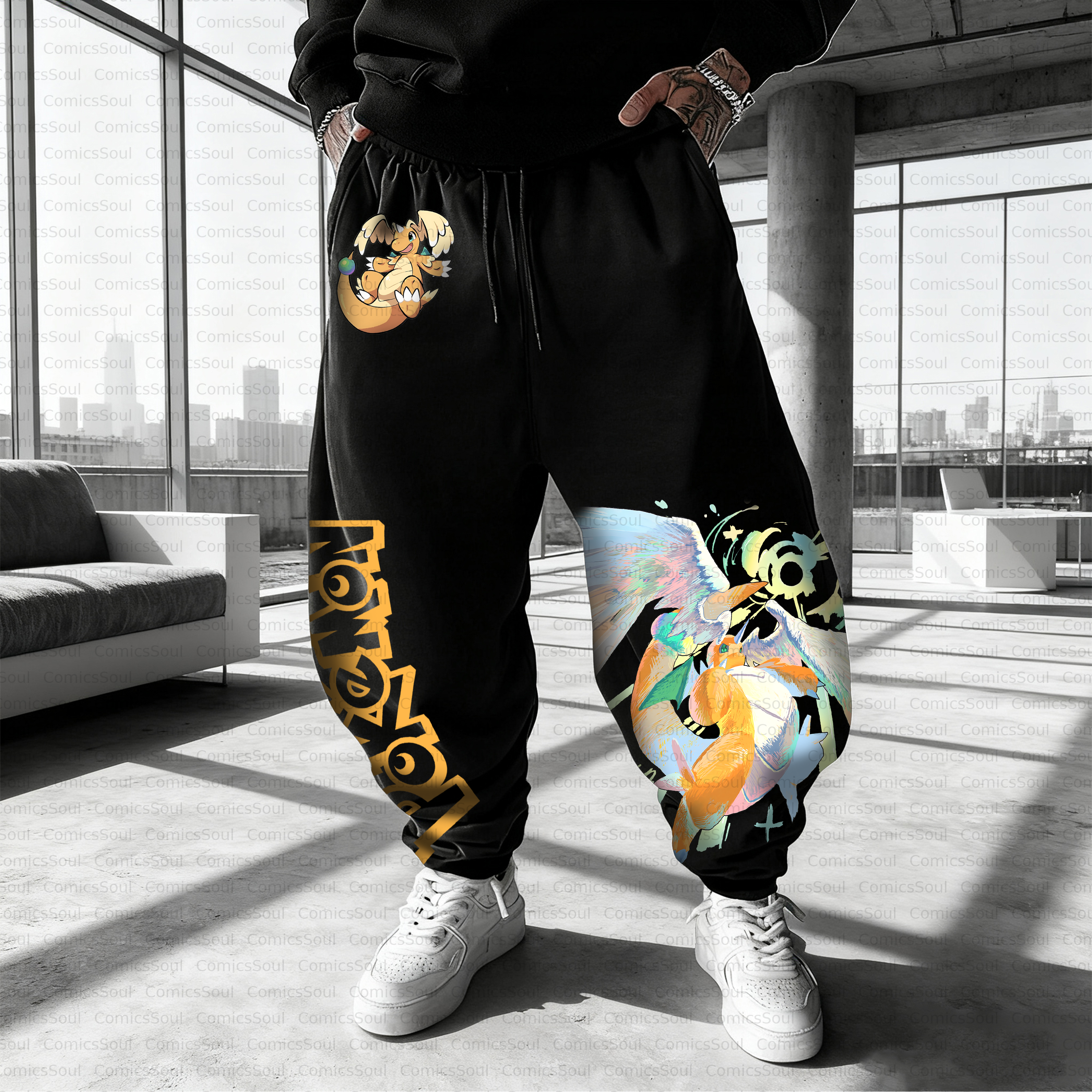 Unisex Casual Anime Streetwear Pant