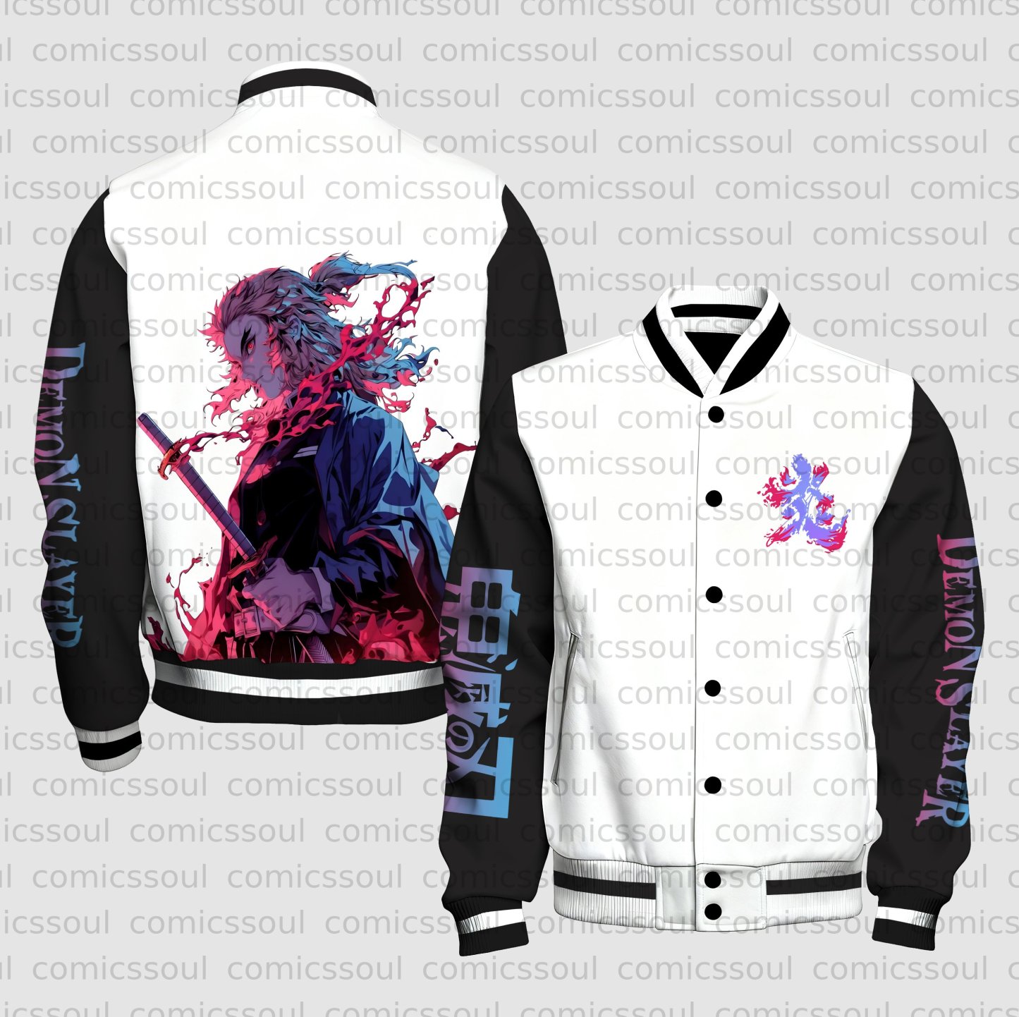 Unisex Vintage Anime Graphic Jacket