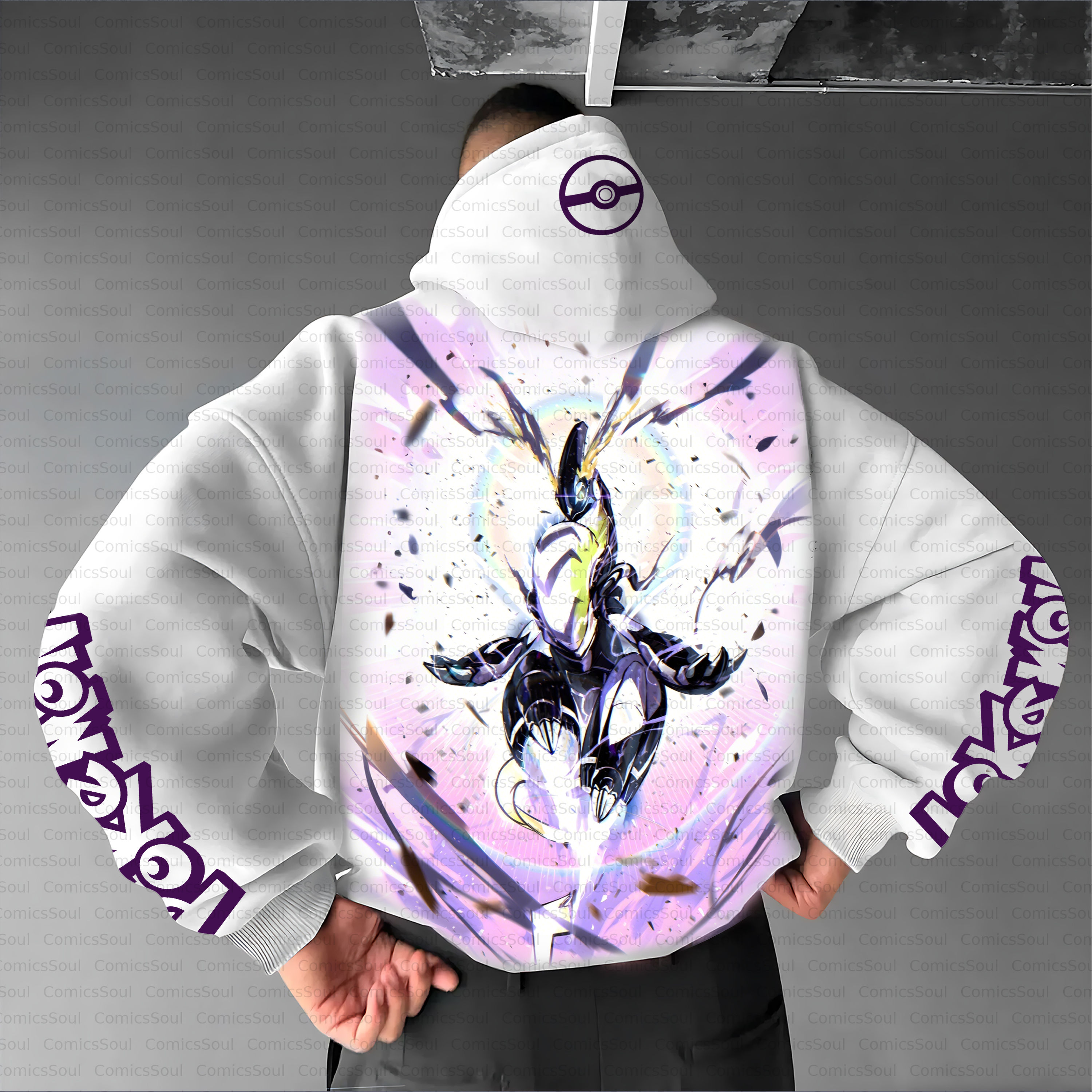 Unisex Anime Inspired Vintage Plush Hoodie