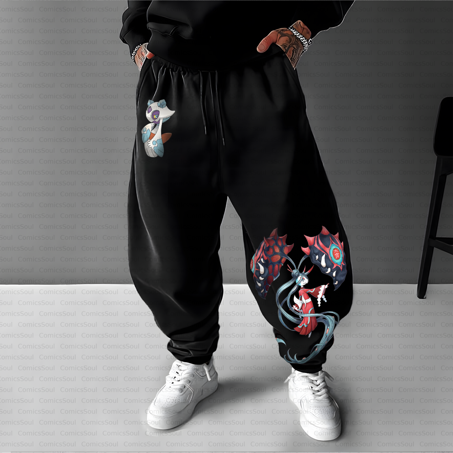 Unisex Casual Anime Streetwear Pant
